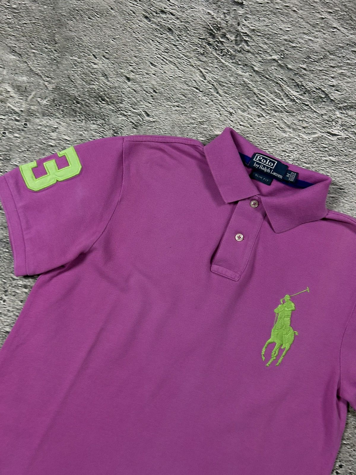 Ralph Lauren Chief Keef Polo Ralph Lauren vintage pink T-shirt big pony Size US M / EU 48-50 / 2 - 2 Thumbnail