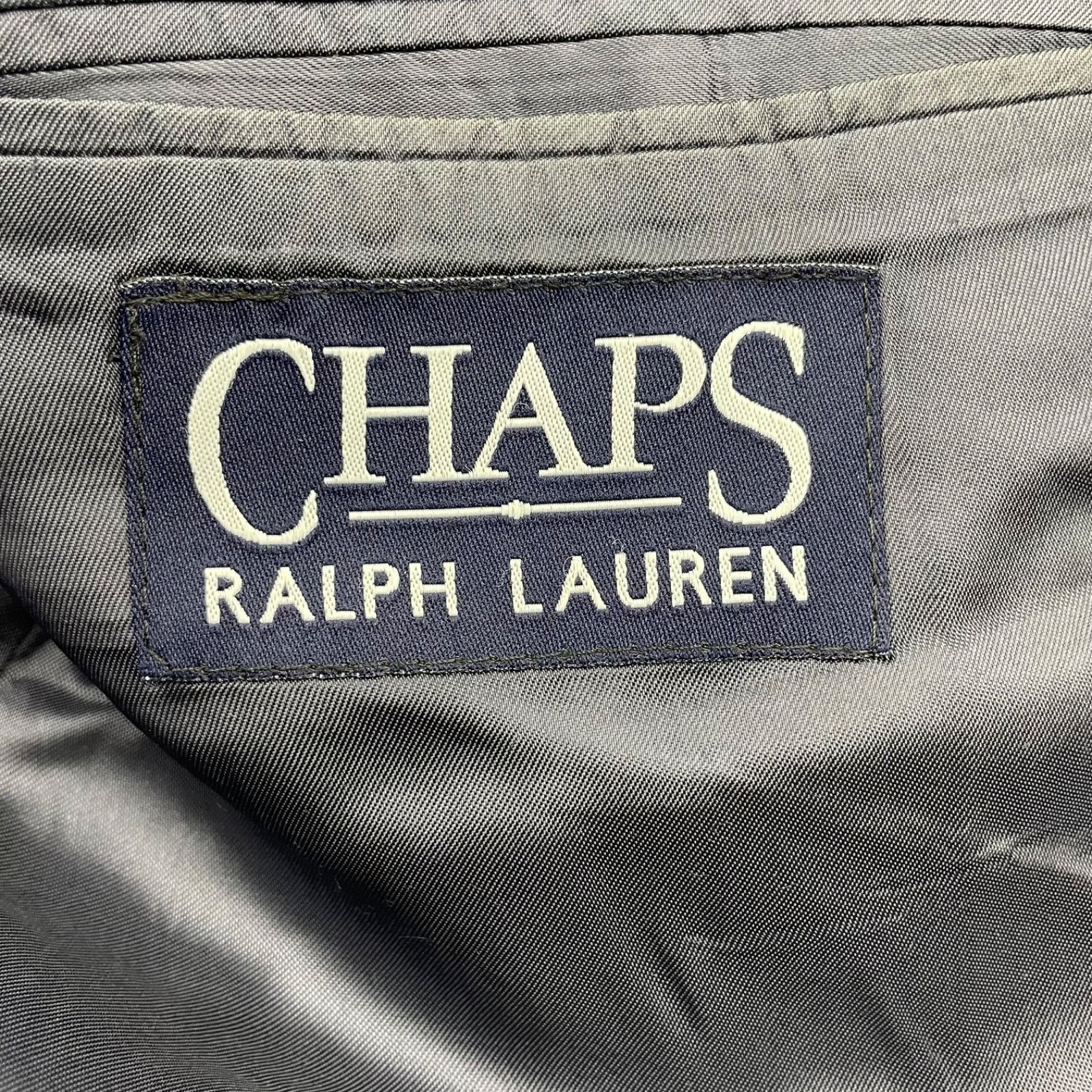 Chaps Chaps Ralph Lauren Men's 100% Wool Gold Buttons 2-Button Bla Size 44R - 6 Thumbnail