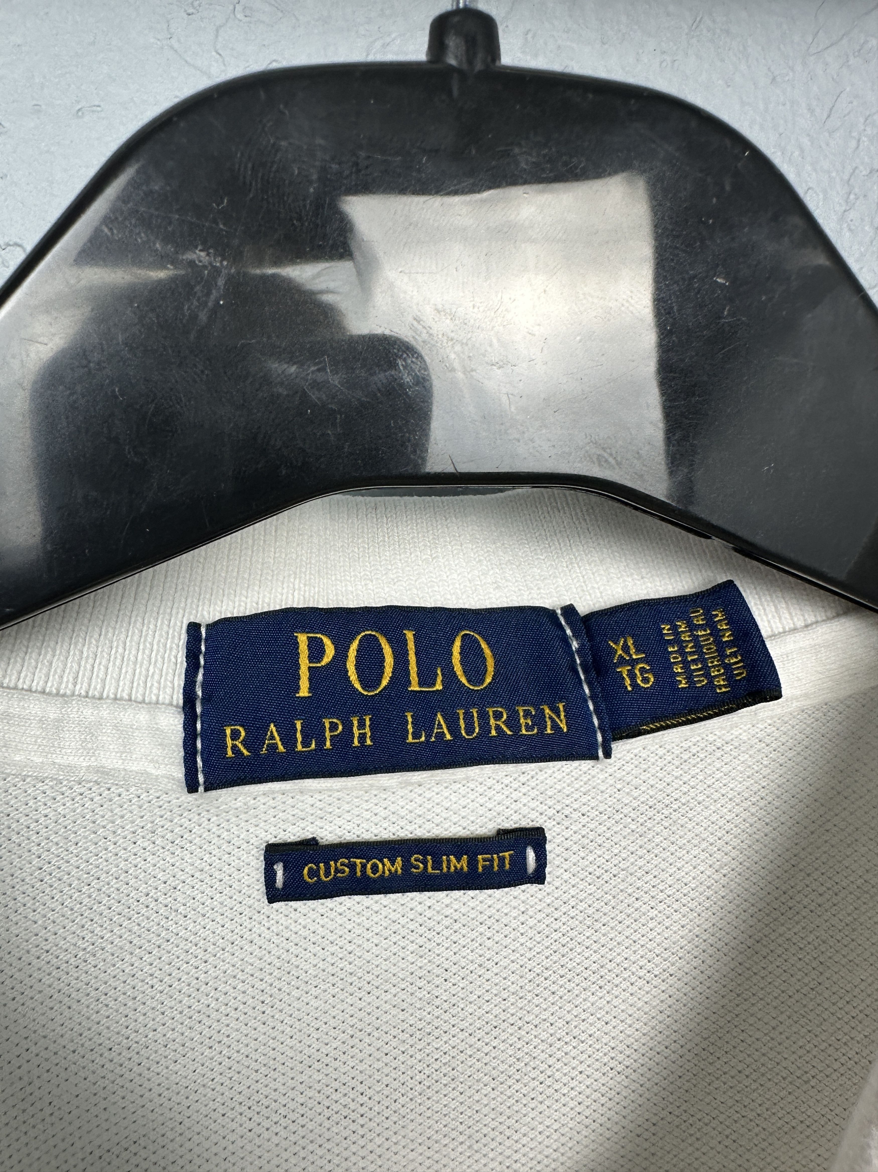 Polo Ralph Lauren Polo Ralph Lauren Mens White Polo Shirt Size US XL / EU 56 / 4 - 4 Thumbnail