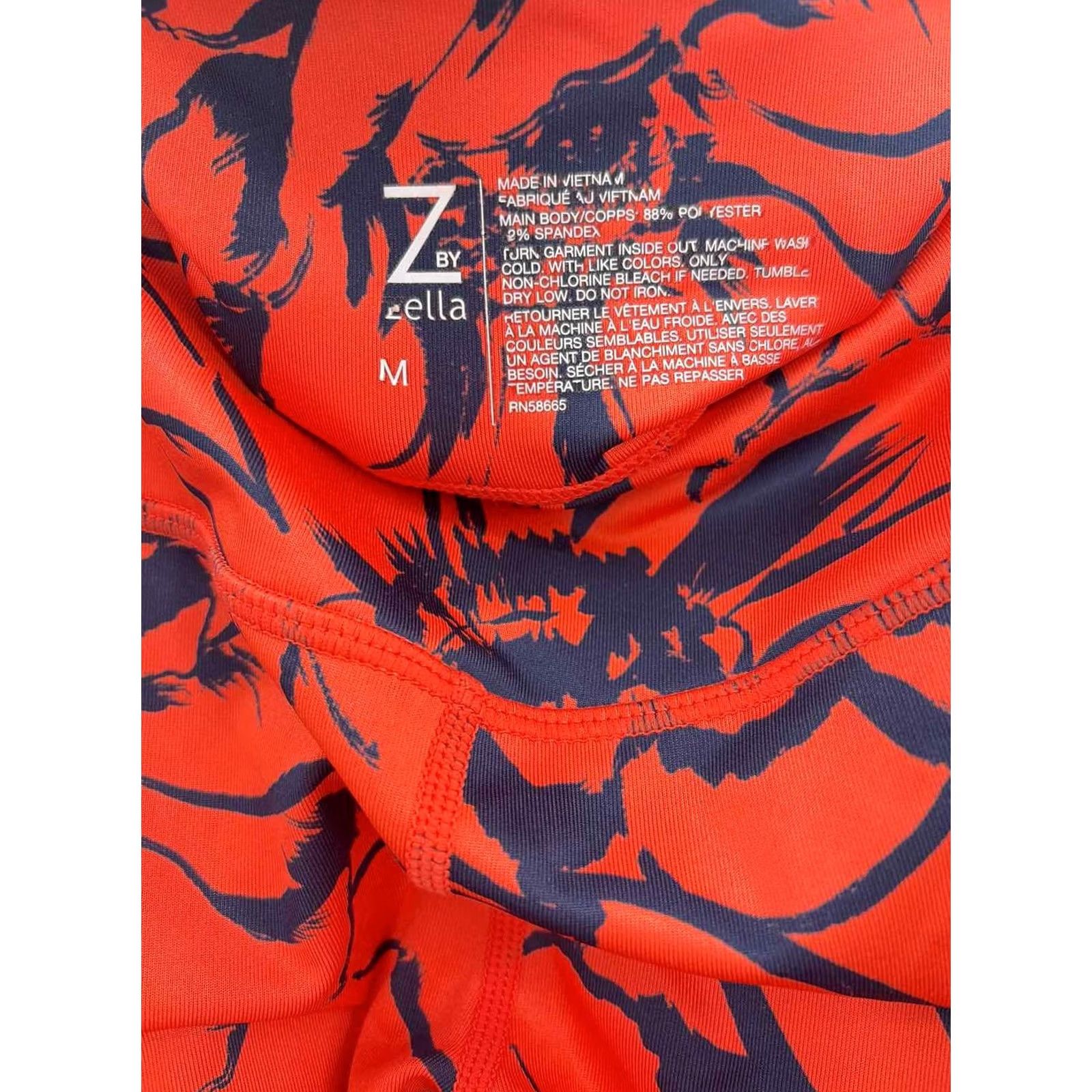 Vintage Z by Zella Orange Biker Athletic Shorts Size Medium Size 32" / US 10 / IT 46 - 3 Thumbnail