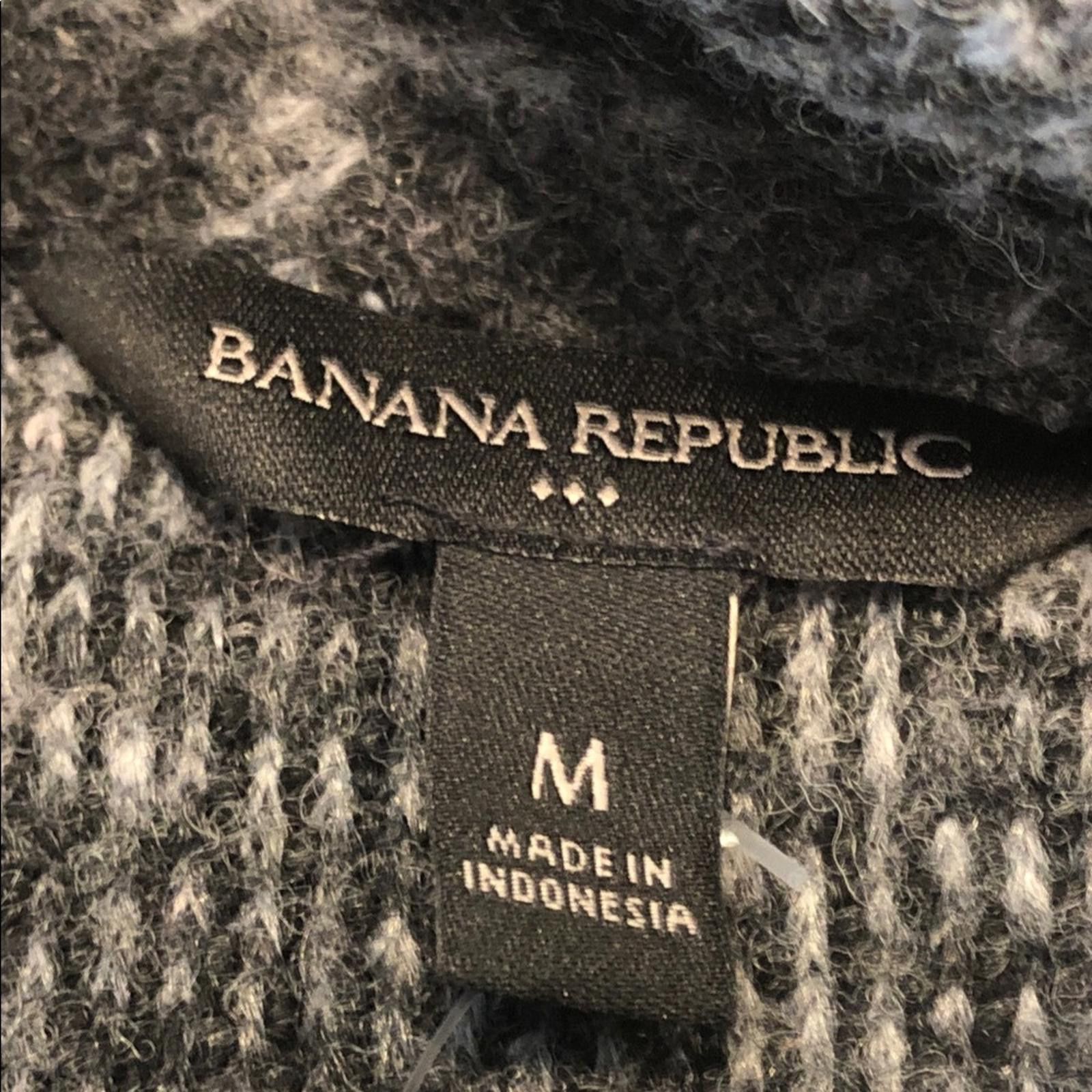 Banana Republic Banana Republic Factory gray wool plaid Shacket SZ Medium Size M / US 6-8 / IT 42-44 - 7 Thumbnail