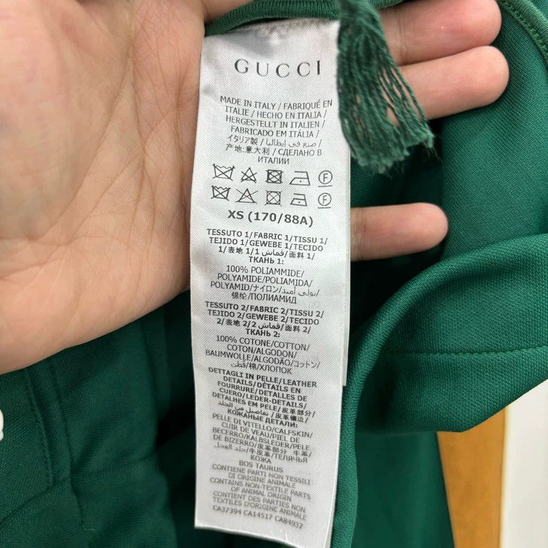 Gucci GucciLogo printed zipper color block printed casual jacket Size US XS / EU 42 / 0 - 4 Thumbnail