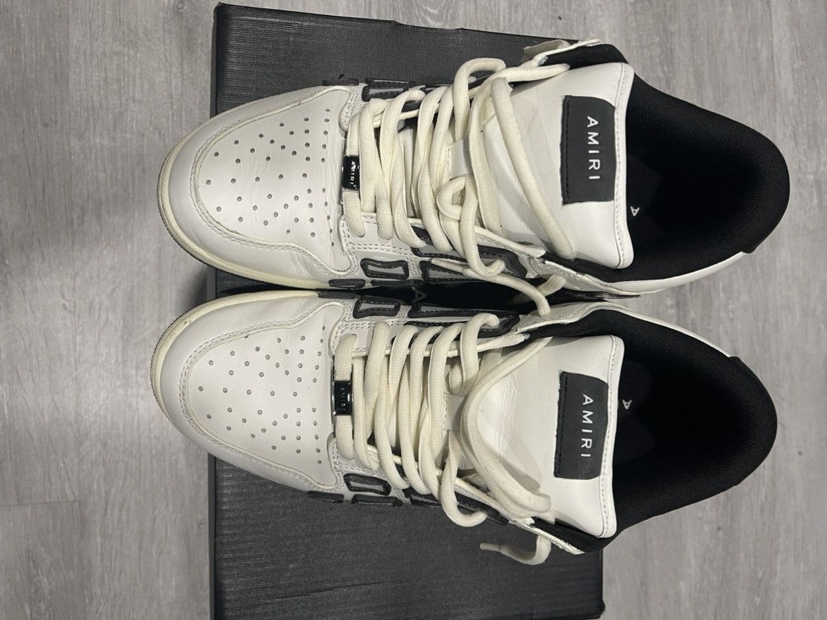 Amiri Amiri Skel Top Low 'Chunky - White Black' Size US 10 / EU 43 - 2 Thumbnail