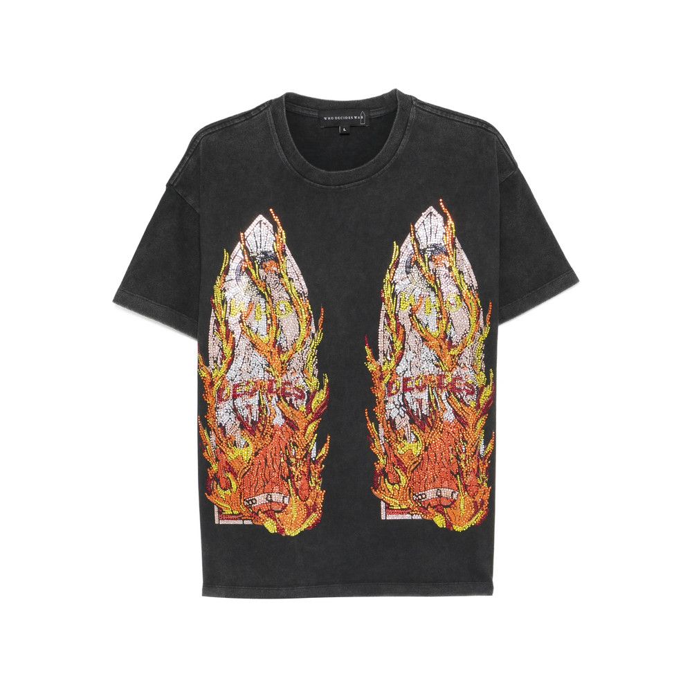 Who Decides War Who Decides War BLACK T-Shirts & Vests - T-Shirts Size US XL / EU 56 / 4 - 1 Thumbnail