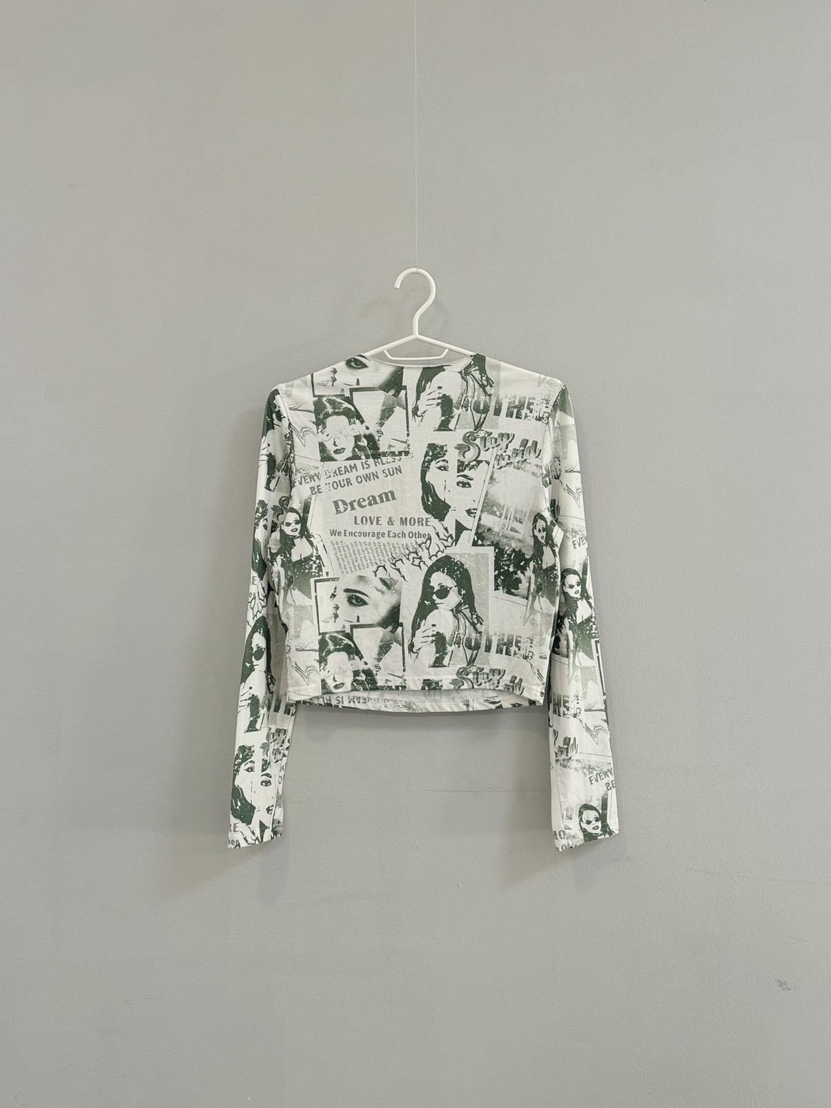 Japanese Brand × Vintage Vintage Japanese Brand y2k mesh Long Sleeve Galliano Style Size M / US 6-8 / IT 42-44 - 7 Thumbnail