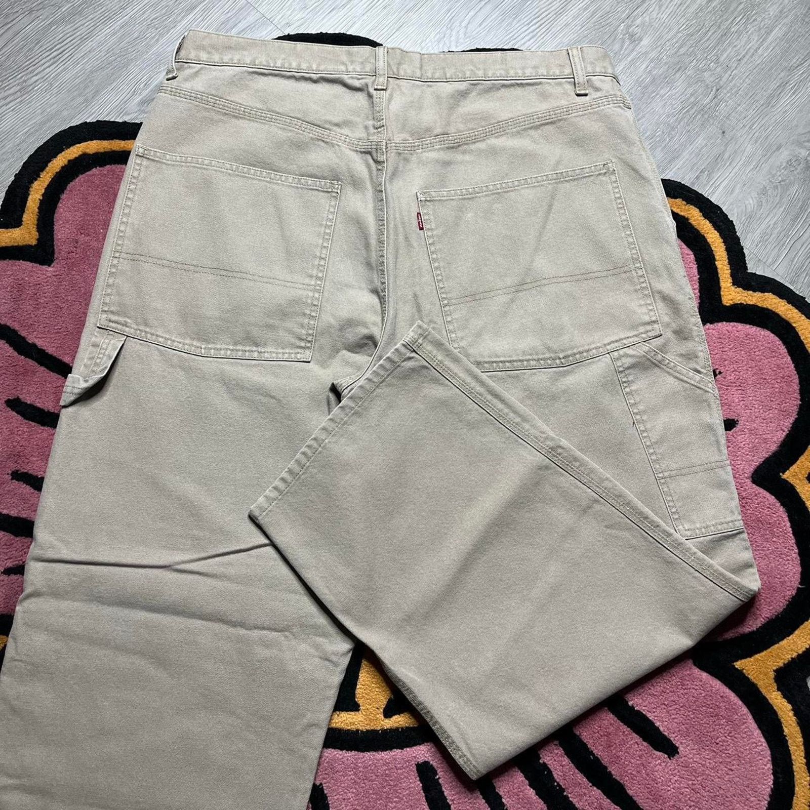 Levi's × Vintage Vintage Y2K Levi’s Carpenter Loose Fit Work Pants Size 38x30 Size US 38 / EU 54 - 2 Thumbnail