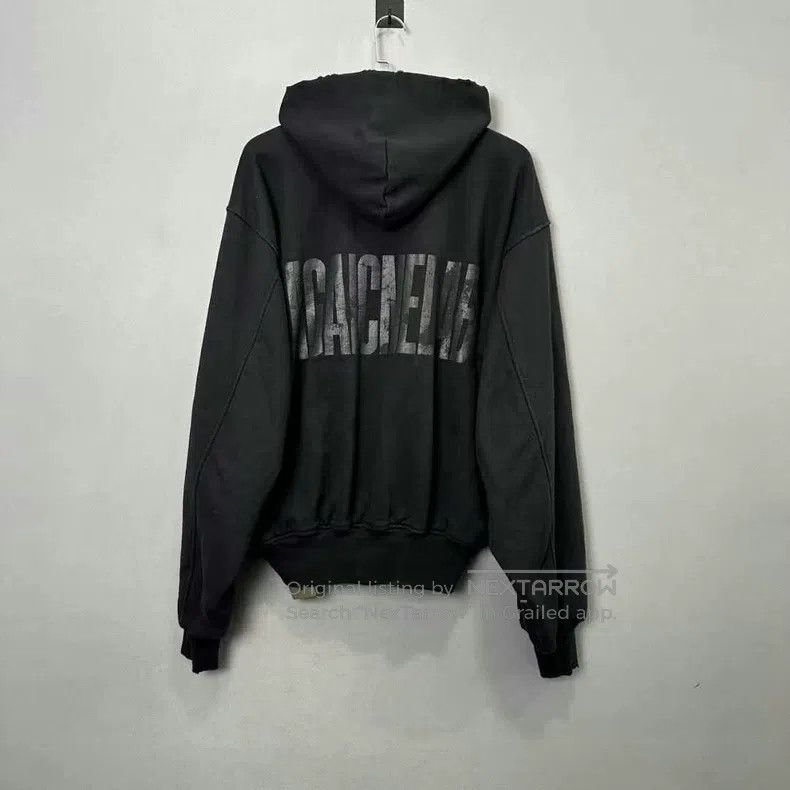 Balenciaga Balenciaga Letter printed logo hooded loose long-sleeve ja Size US XXS / EU 40 - 3 Thumbnail
