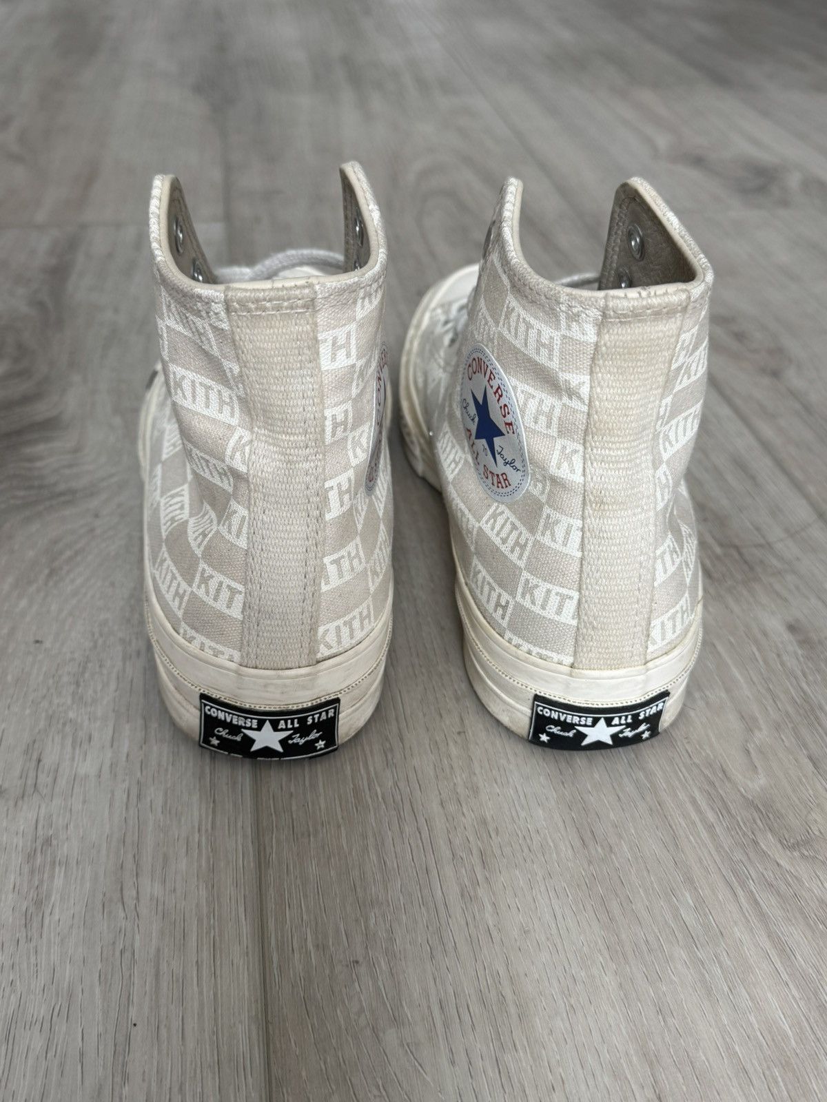 Converse × Kith Kith Converse Chuck Taylor All Star 70 Hi, Natural Monogram Size US 6.5 / EU 39-40 - 5 Thumbnail