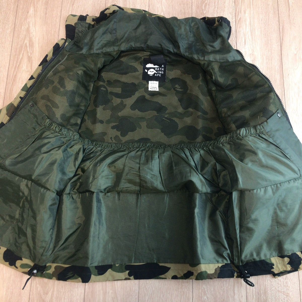 Bape Old BAPE 1996 Snowboard Jacket – Green Camo Size US L / EU 52-54 / 3 - 4 Thumbnail