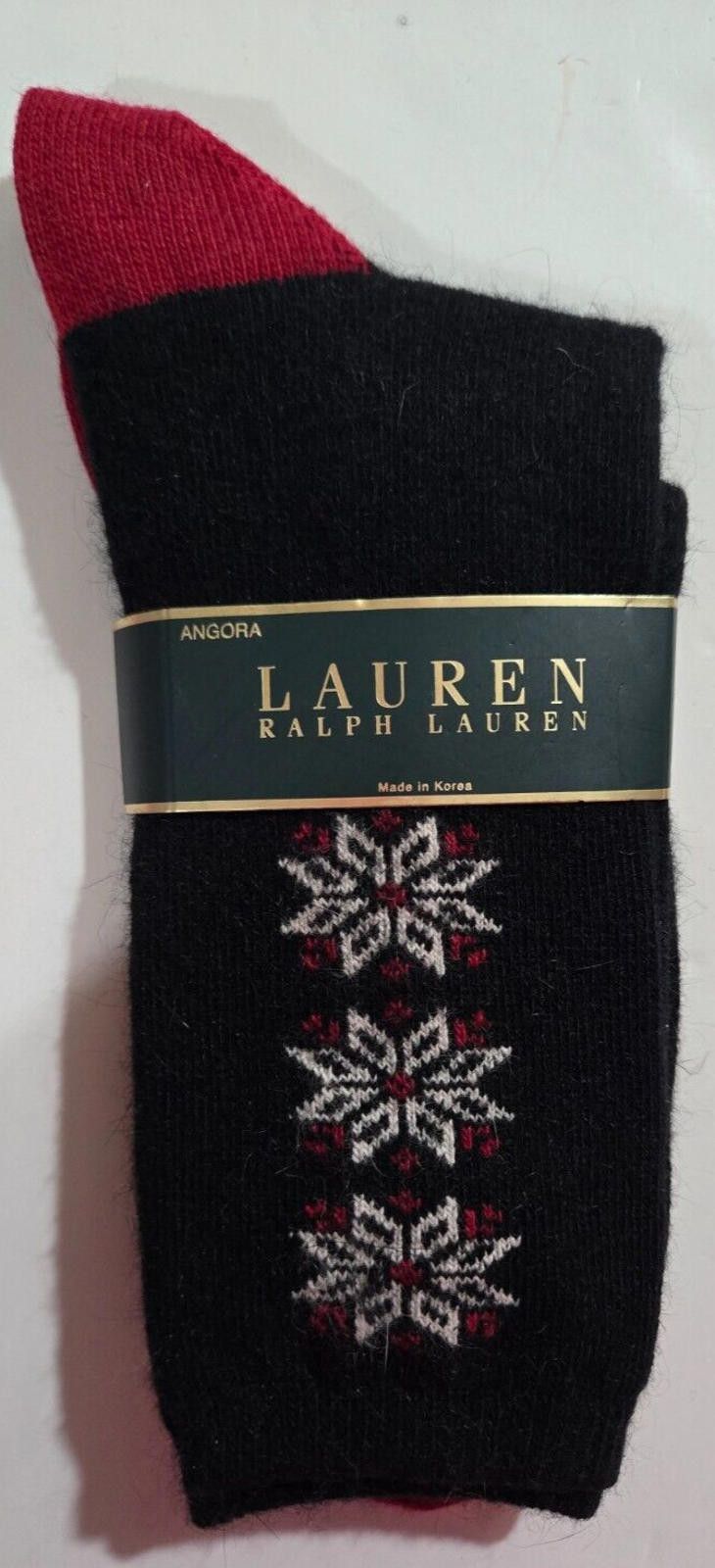 Lauren Ralph Lauren Lauren Ralph Lauren Socks Angora Snowflake Trouser NWT Size ONE SIZE - 2 Thumbnail