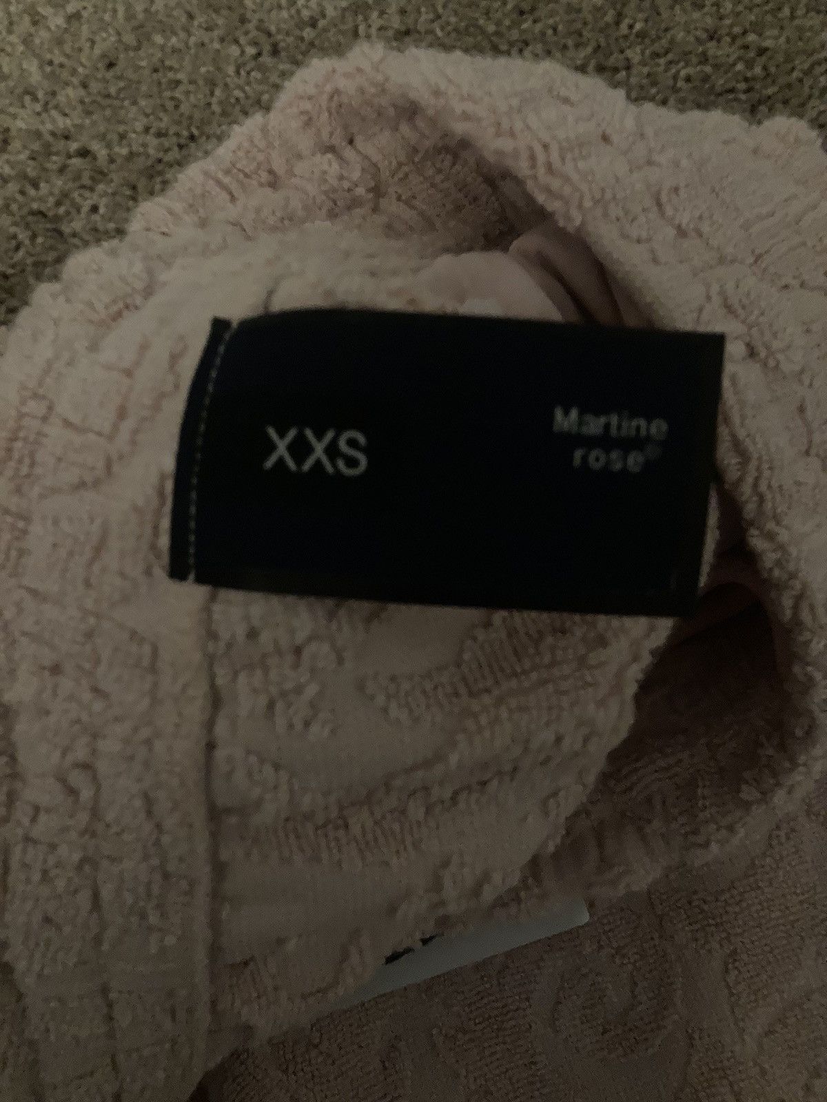 Martine Rose New SS24 Martine Rose Pink Towel Jacquard Knit Sweats 2024 Size US 30 / EU 46 - 6 Thumbnail