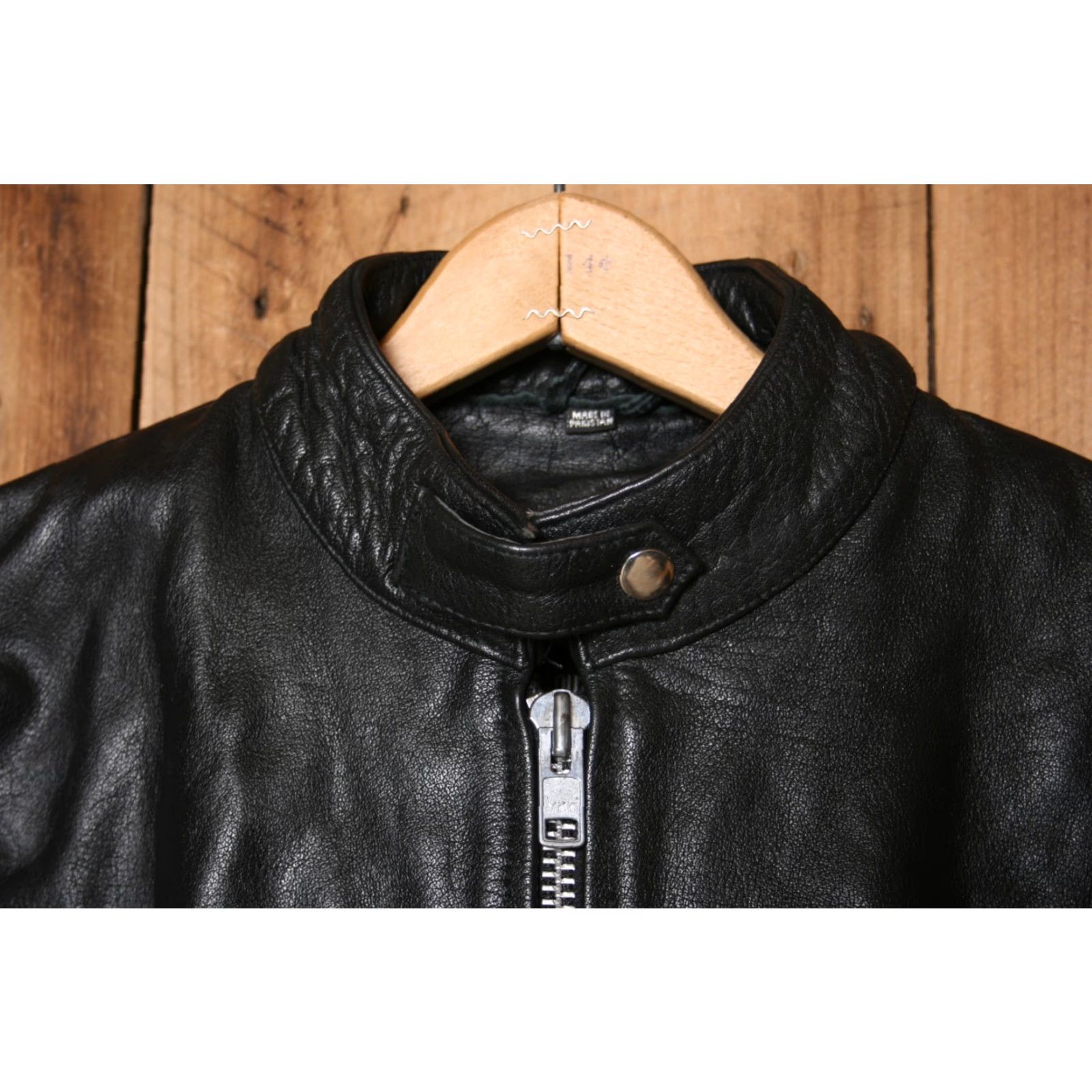 Element XELEMENT Black Leather Braided Side Lace Cafe Racer Moto Jacket Women's Sz. S Jacket Women Leather Moto Coat Shirt? Size S / US 4 / IT 40 - 2 Thumbnail