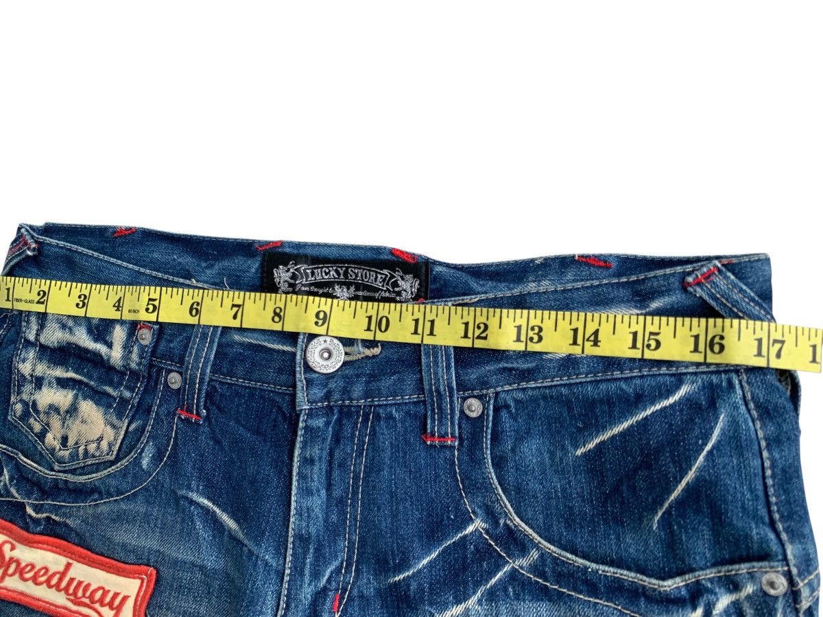 If Six Was Nine Vintage Lucky Store Patches Avant Garde Jeans 🇯🇵 Size US 34 / EU 50 - 19 Thumbnail