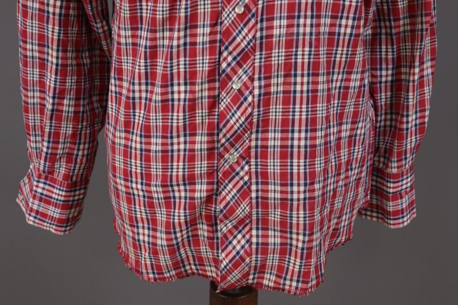 Wrangler Vintage Wrangler Western Red Check Overshirt Shirt Size M Size US M / EU 48-50 / 2 - 3 Thumbnail