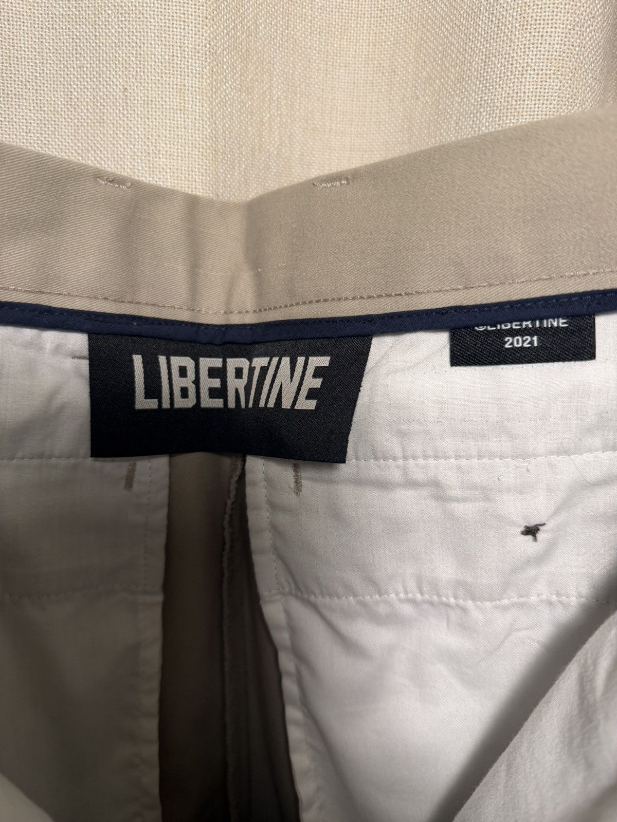 Libertine Libertine Graphic Face Print Pants – Khaki Crops | 30 waist Size US 30 / EU 46 - 3 Thumbnail