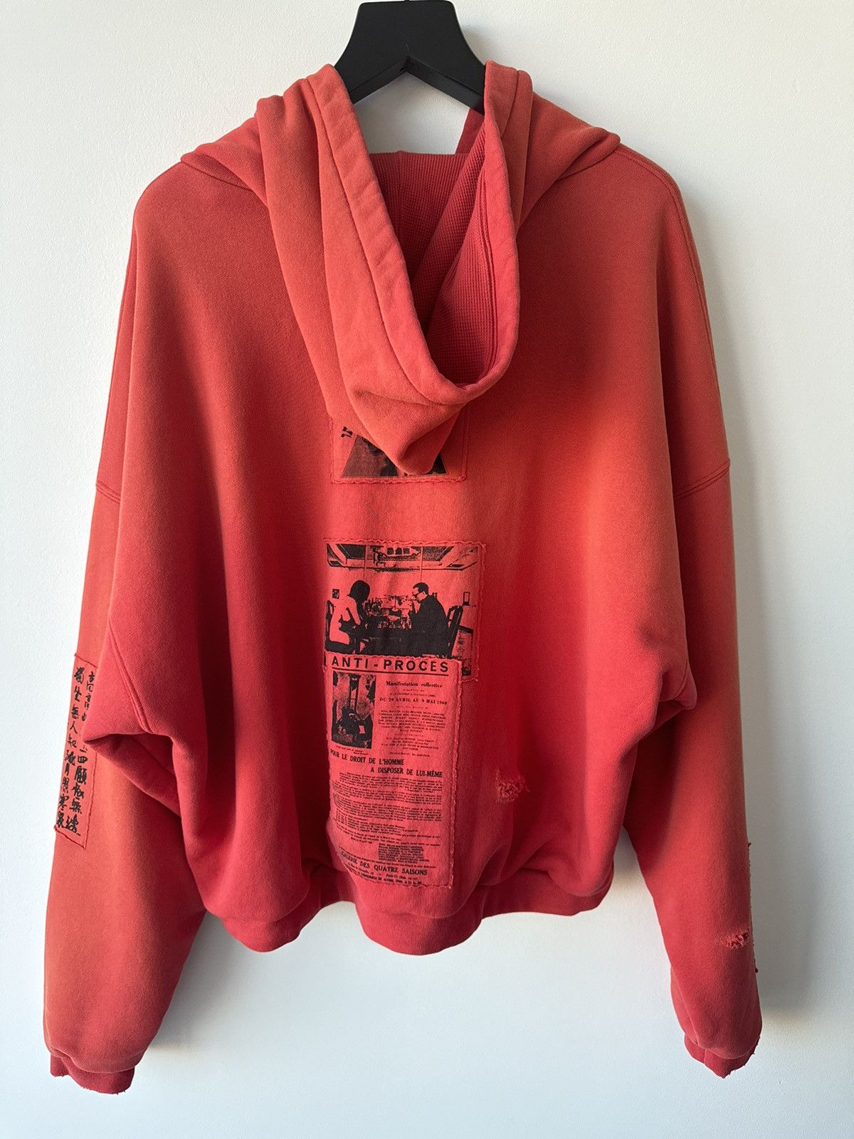 Enfants Riches Deprimes ENFANTS RICHES DEPRIMES ANTI-PROCESS THERMAL LINE HOODIE RED Size US L / EU 52-54 / 3 - 5 Thumbnail