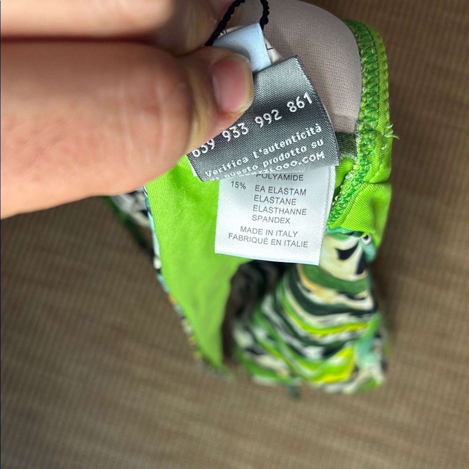Blumarine NWT Blumarine Green Black Bikini Leopard Green Nature Size S Size ONE SIZE - 11 Thumbnail