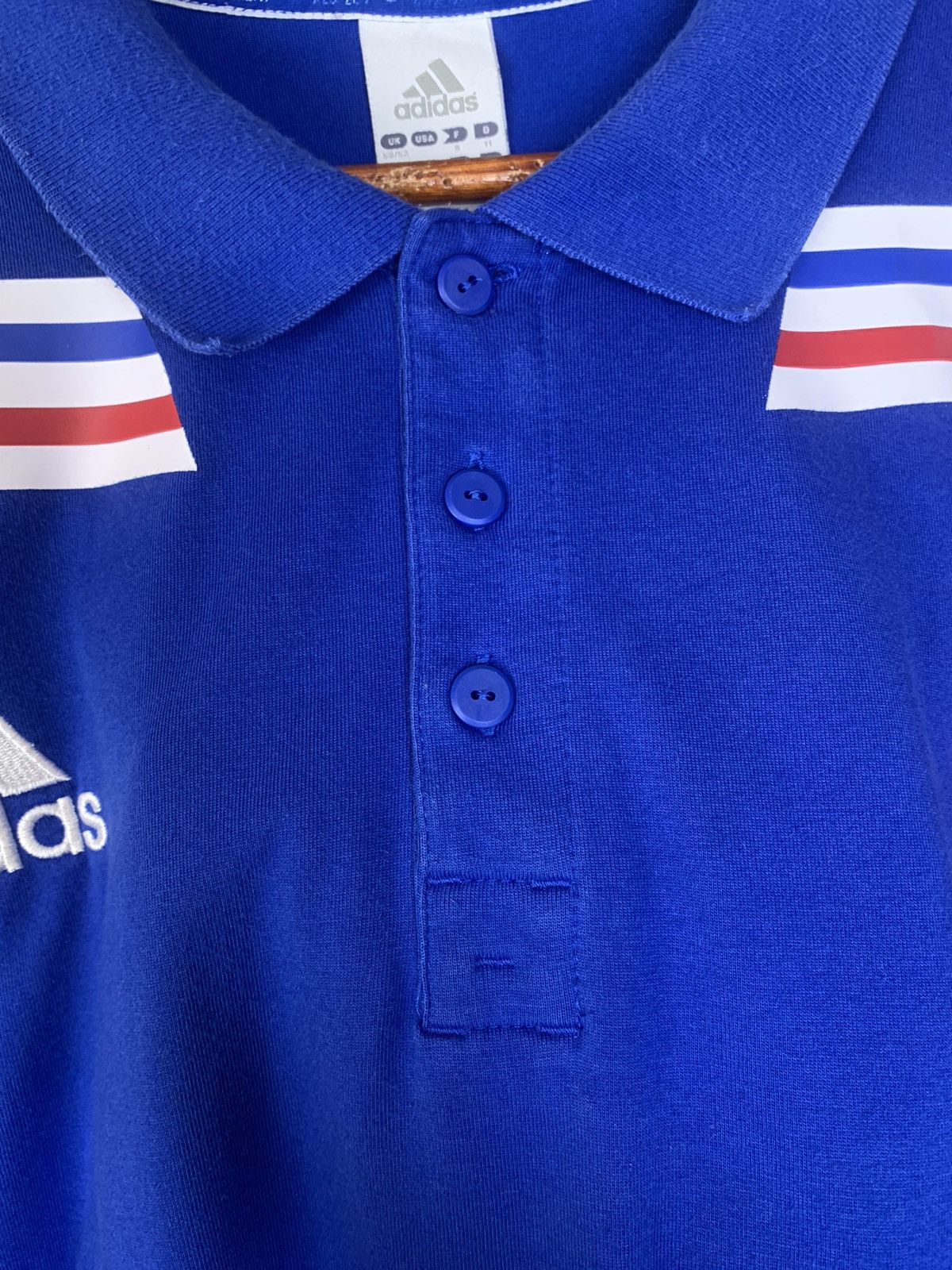 Adidas Adidas France 2012 Polo T-shirt Size US XL / EU 56 / 4 - 8 Thumbnail