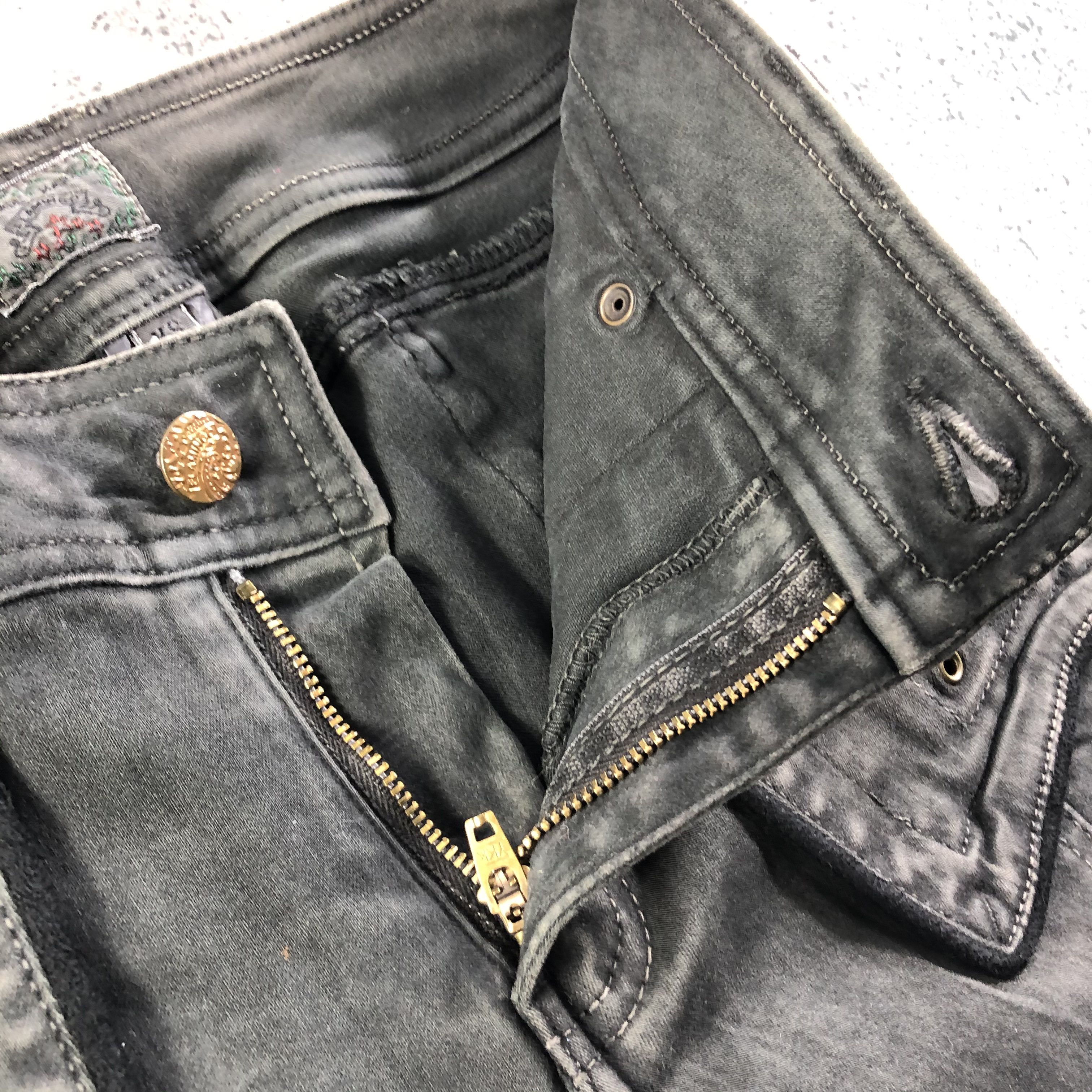 Japanese Brand Flamingo Faded Flared Pants KJ2155 Size 26" / US 2 / IT 38 - 5 Thumbnail
