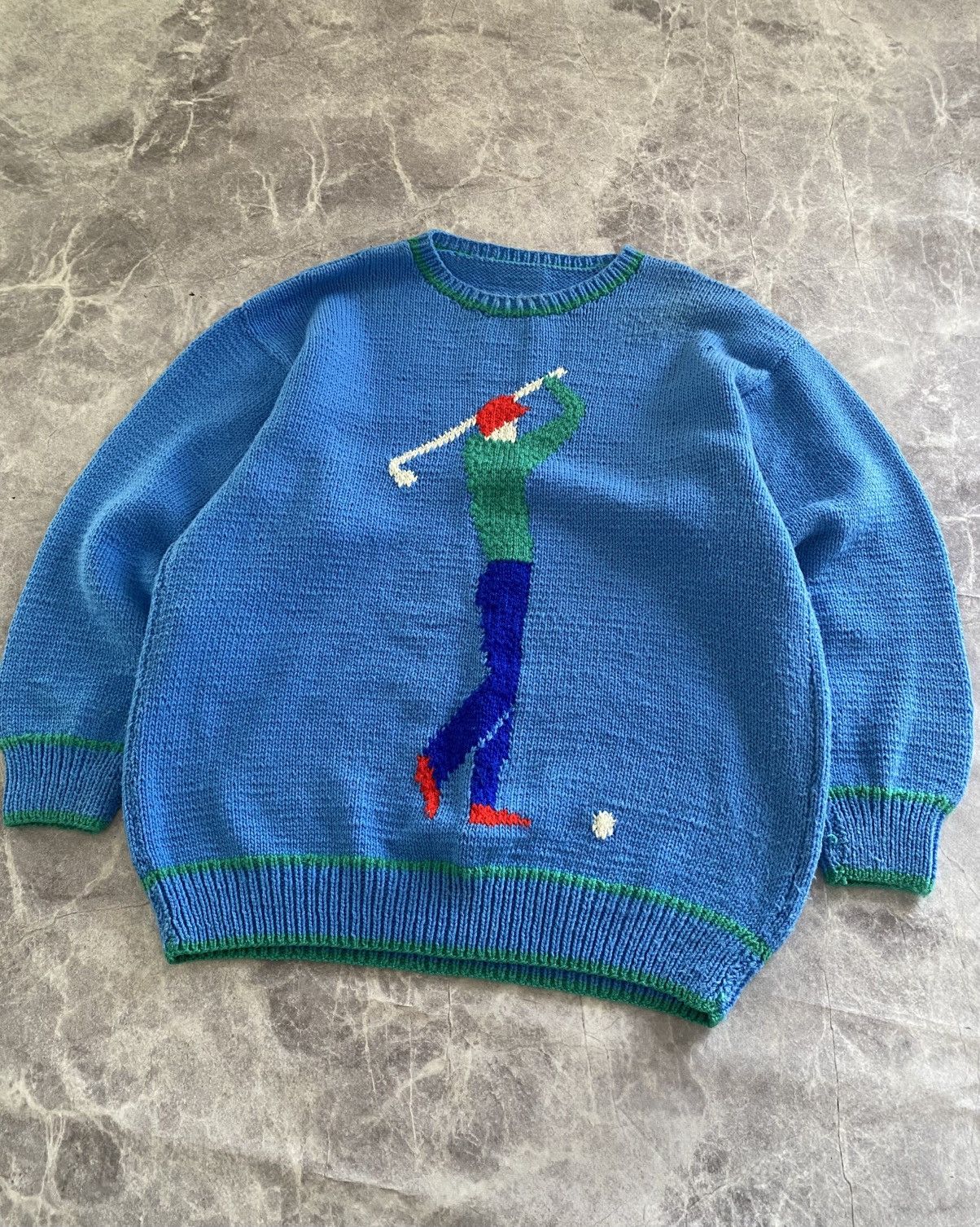 Pringle Of Scotland Vintage Nick Faldo 80’s Golf knitted sweater Pringle Style Size US M / EU 48-50 / 2 - 1 Thumbnail