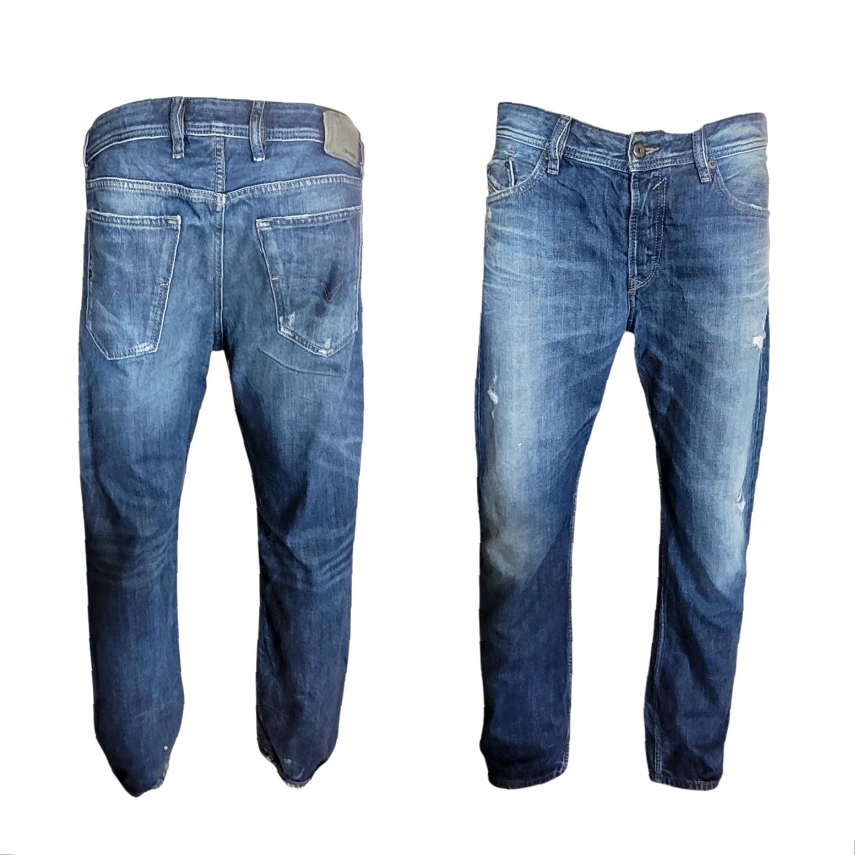 Diesel Diesel Waykee Jeans W34 L32 – Wash 0837A, Regular Straight, Blue, Men – Diesel Waykee Jeans W34 L32 Size US 34 / EU 50 - 2 Thumbnail