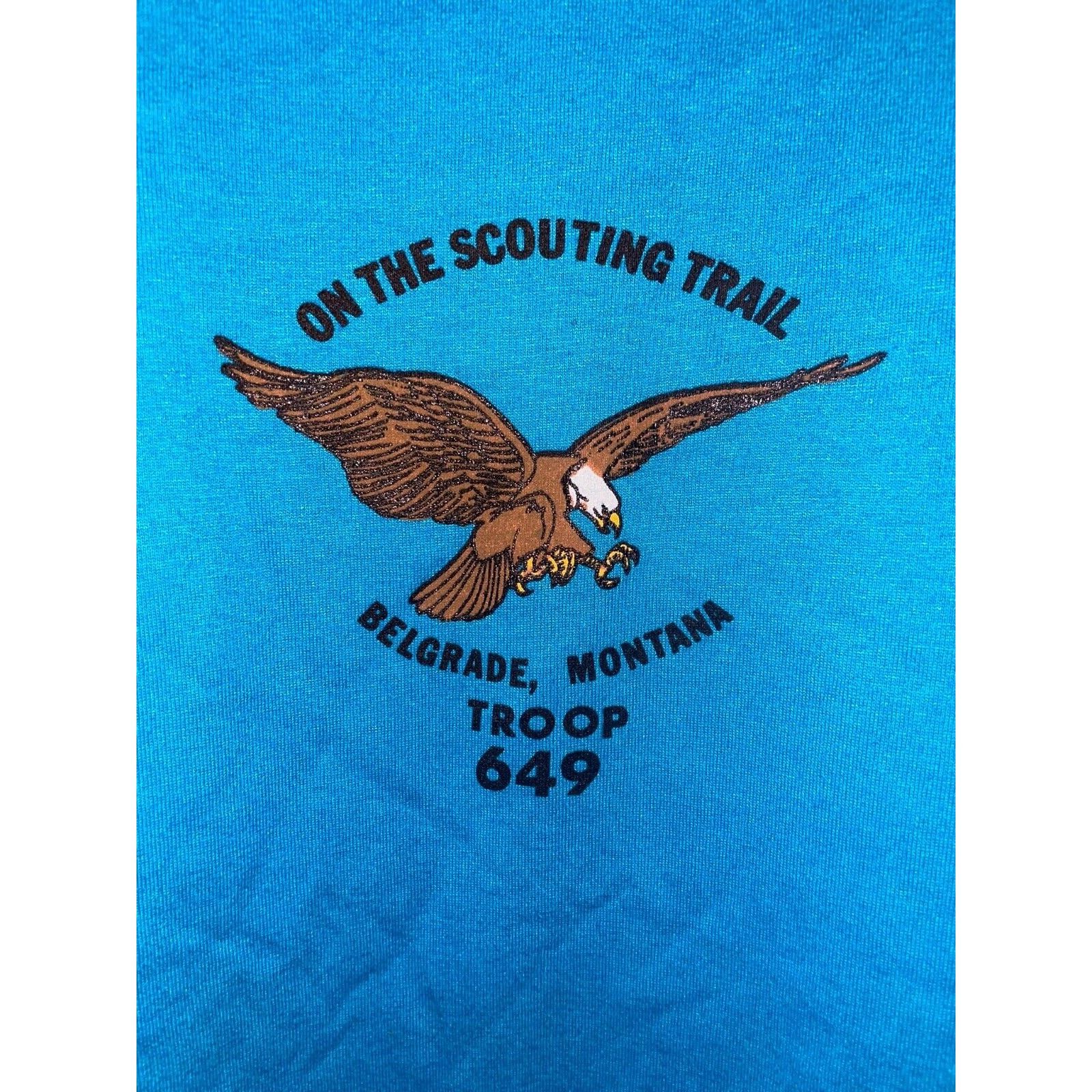 Vintage 90s Vintage Boy Scouts Scouting Trail Montana 649 Shirt XL Size US XL / EU 56 / 4 - 2 Thumbnail
