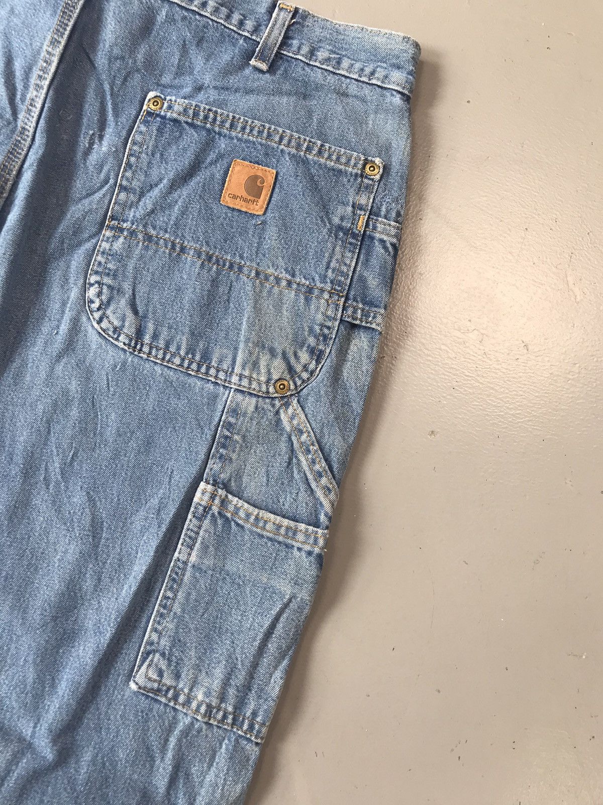 Carhartt × Vintage Vintage Carhartt B273 DST double knee carpenter denim Size US 36 / EU 52 - 10 Thumbnail