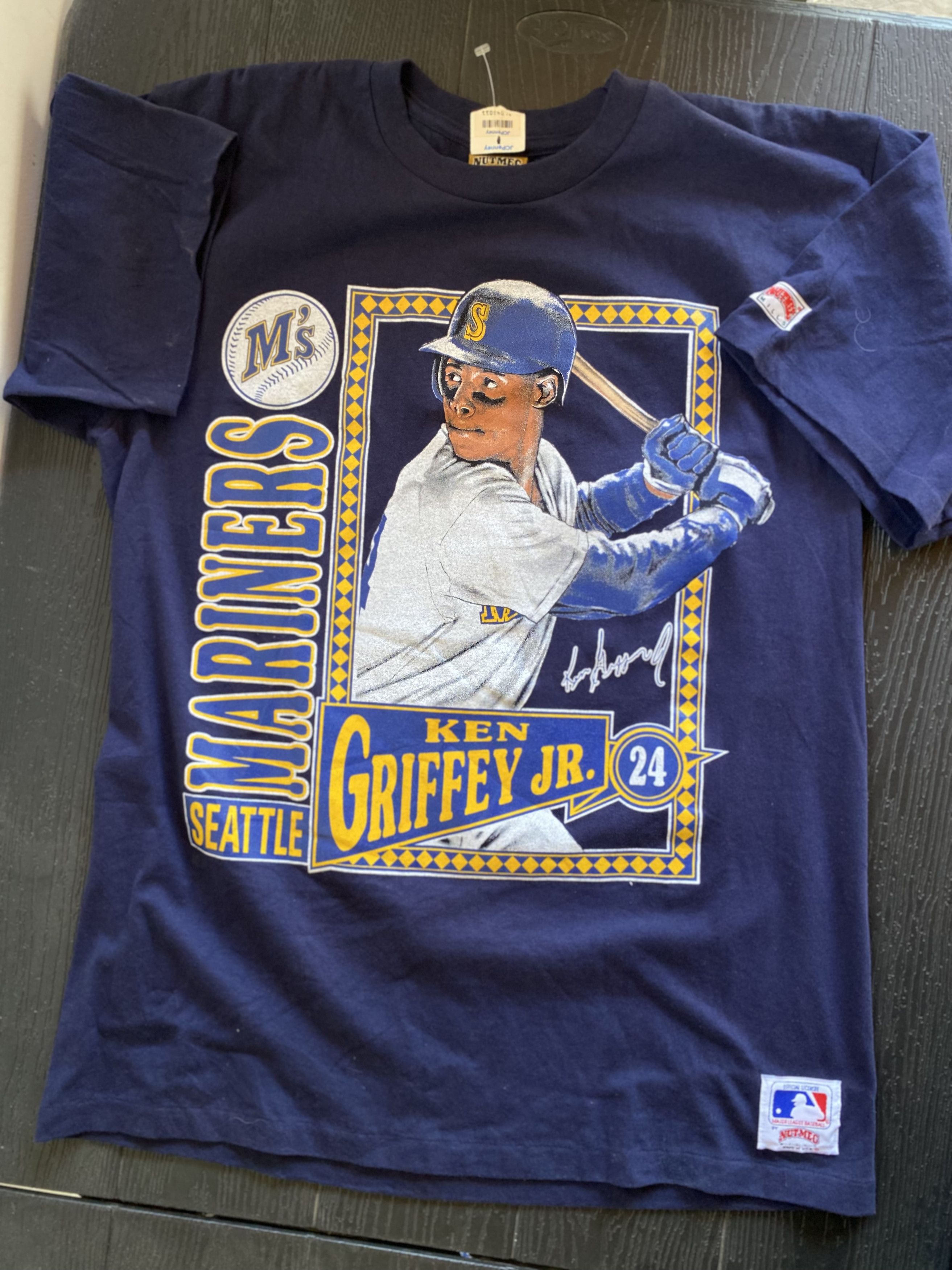 image of Nutmeg Mills Ken Griffey Jr Deadstock in Blue, Men's (Size Large)