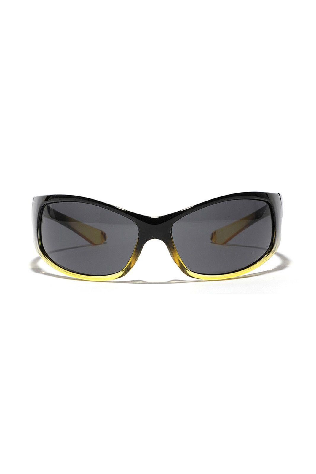 Japanese Brand Y2k Avant Garde Futuristic Cat Eye Black Sunglasses Unisex Size ONE SIZE - 2 Thumbnail