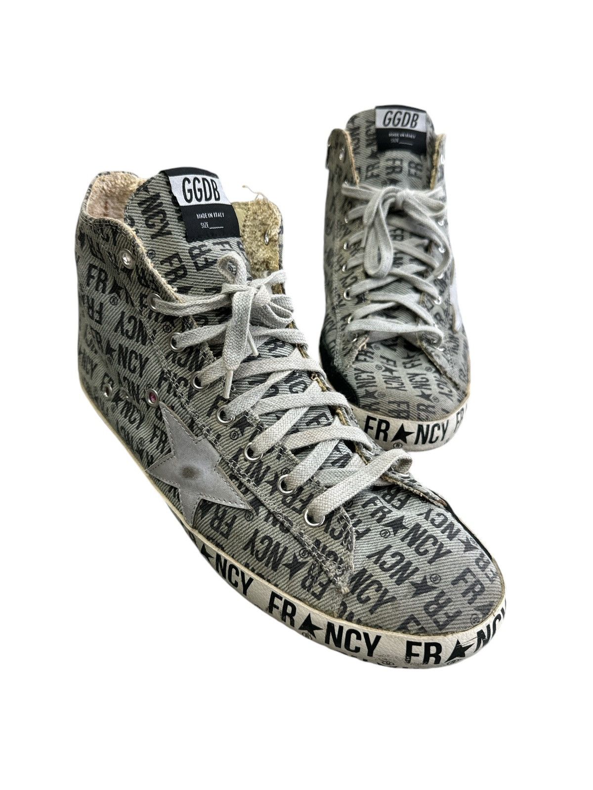 Golden Goose GGDB FRANCY FULLPRINT HI-TOP SNEAKERS SIZE 42 Size US 8.5 / EU 41-42 - 3 Thumbnail