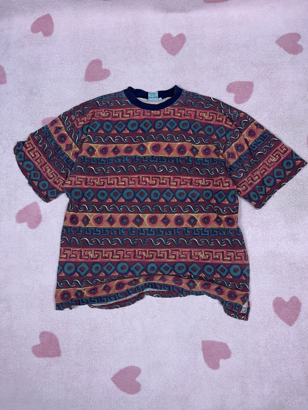 Vintage ➕ vintage 90s surf aop Navajo skate t-shirt Size US XXL / EU 58 / 5 - 1 Thumbnail