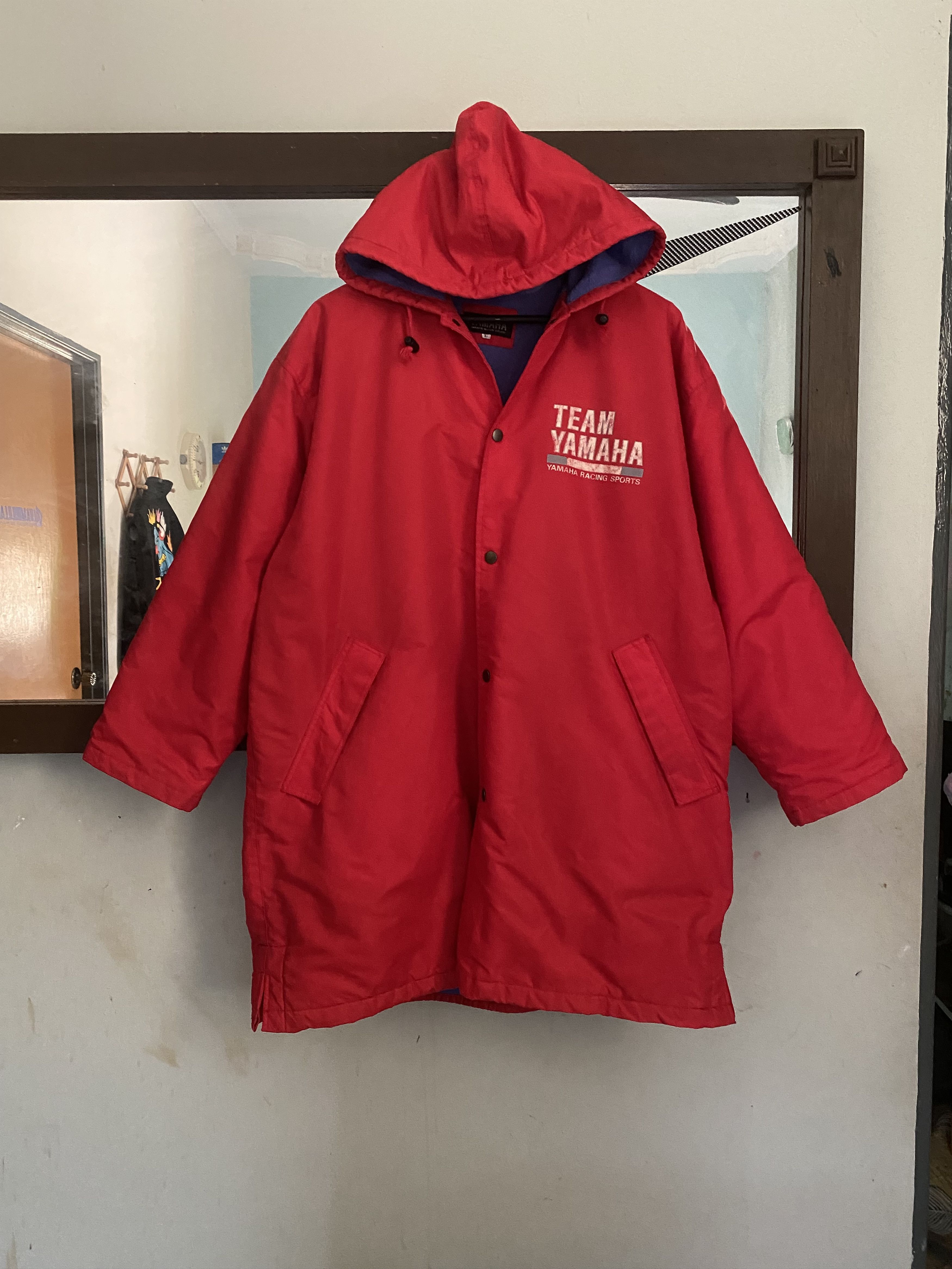 Vintage × Yamaha Vintage Yamaha Racing Sports Button Hoodie Jacket Size US L / EU 52-54 / 3 - 3 Thumbnail