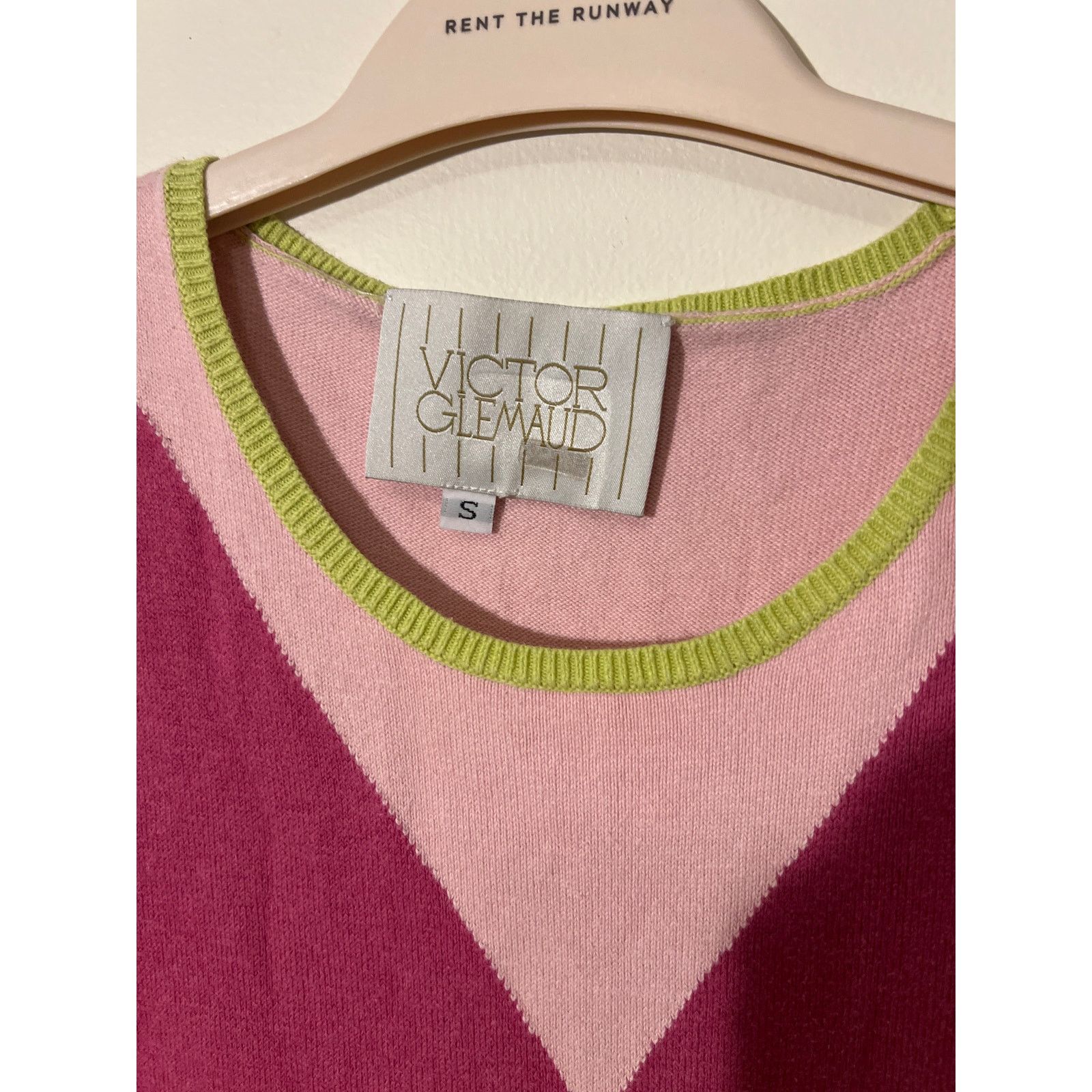 Other RTR Victor Glemaud S Pink Colorblock Sleeveless Maxi Dress Size S / US 4 / IT 40 - 5 Thumbnail