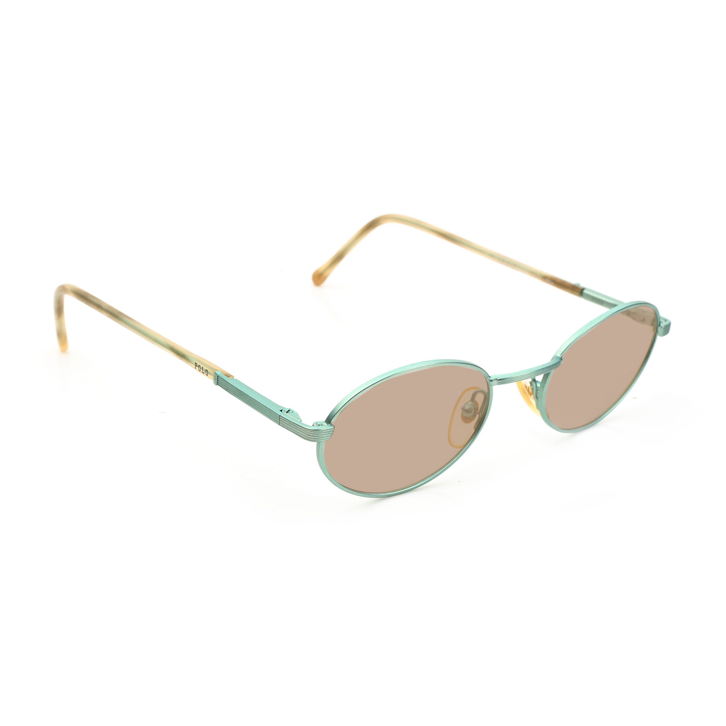 Polo Ralph Lauren Polo Ralph Lauren '90s Silver Oval Sunglasses Size ONE SIZE - 1 Thumbnail