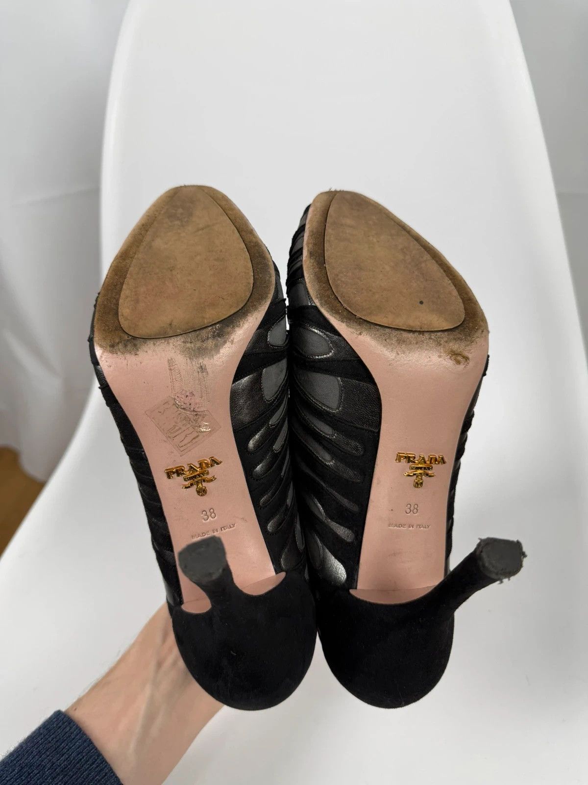 Prada Prada Rare Booties Suede size 38 Size US 8 / IT 38 - 7 Thumbnail