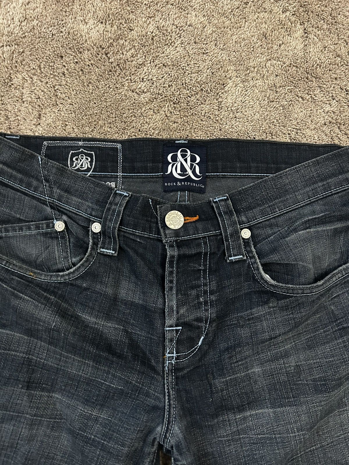 Affliction × Rock & Republic × Tapout Flared Rock & Republic jeans Size 31" - 4 Thumbnail