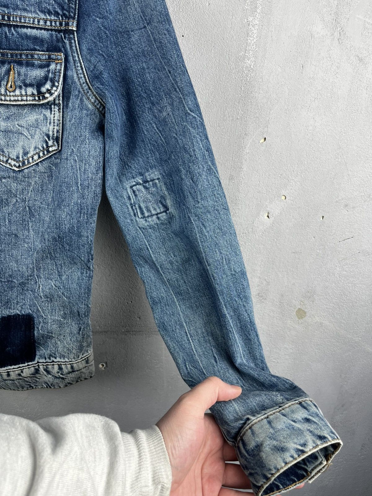 Allsaints Allsaints denim distressed jacket Size US M / EU 48-50 / 2 - 9 Thumbnail