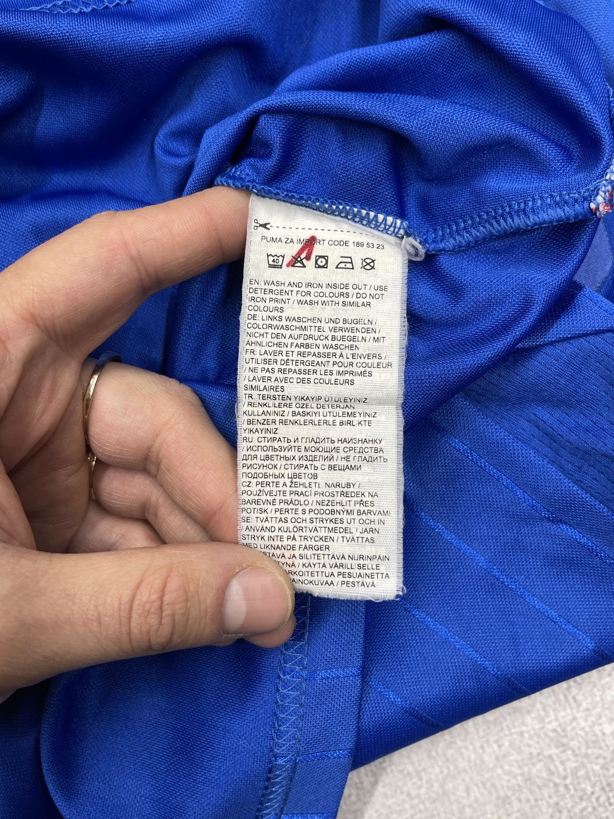 Puma × Vintage Vintage Puma Italy Forza Azzuri Soccer Jersey Football Club Size US M / EU 48-50 / 2 - 12 Thumbnail