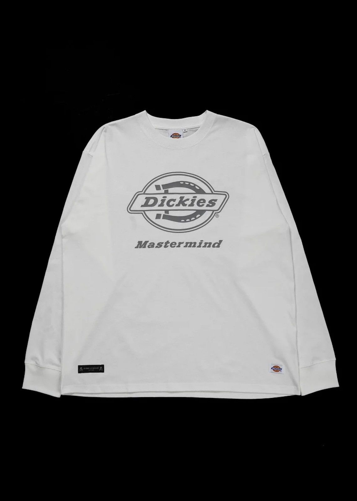 Dickies × Mastermind Japan Mastermind JAPAN x Dickies NIGHT CAMO LS TEE WHITE - New Size US L / EU 52-54 / 3 - 11 Thumbnail