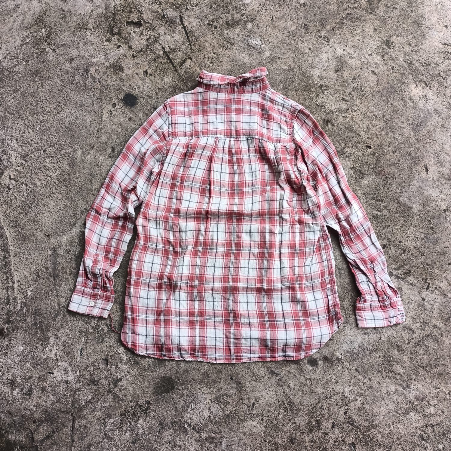 If Six Was Nine × Japanese Brand × Le Grande Bleu (L.G.B.) 00s GOA plaid L/s shirt Size US S / EU 44-46 / 1 - 2 Thumbnail