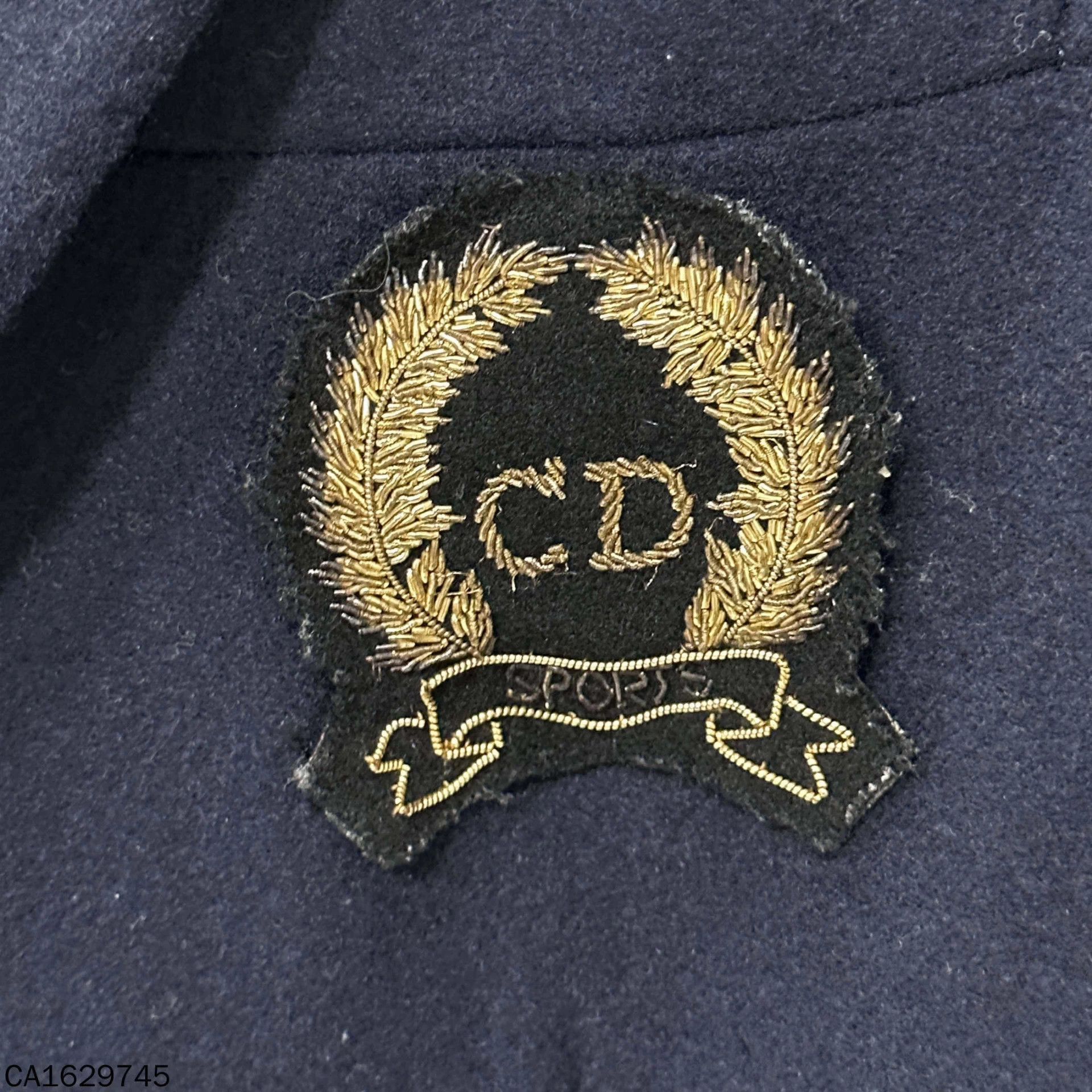 Dior Dior Badge Wheat 4k Gold Button Wool Blazer M Size M / US 6-8 / IT 42-44 - 5 Thumbnail