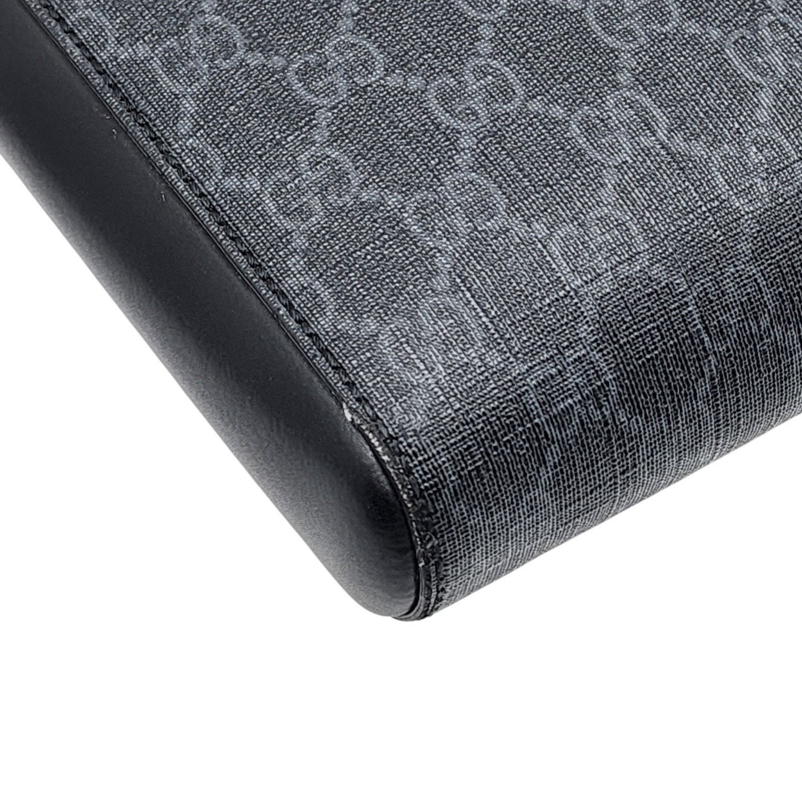 Gucci GG Supreme Small Messenger Crossbody Bag Black Gray - $1580 Size ONE SIZE - 9 Thumbnail