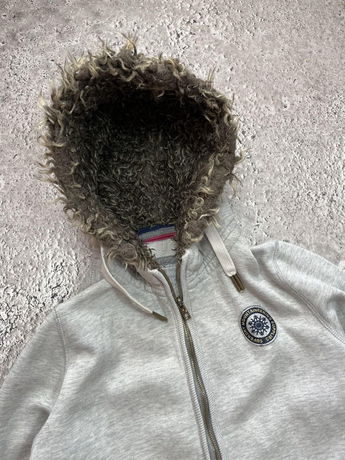Superdry Superdry Fleece Zip Up Hoodie With Faux Fur Trim Hood Winter Size S / US 4 / IT 40 - 6 Thumbnail