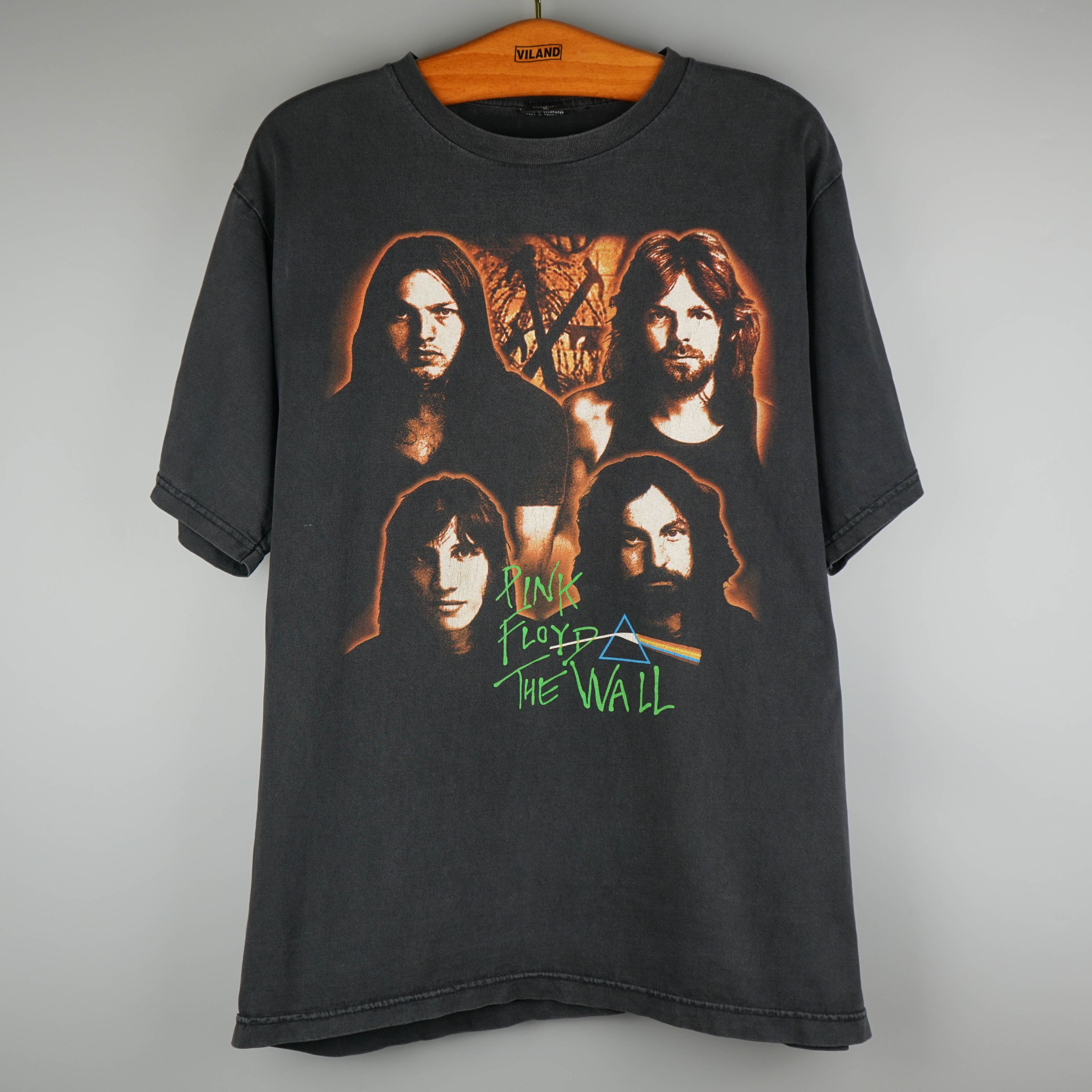 Band Tees × Vintage vintage 1990s Pink Floyd T-Shirt The Wall Size US XL / EU 56 / 4 - 1 Thumbnail