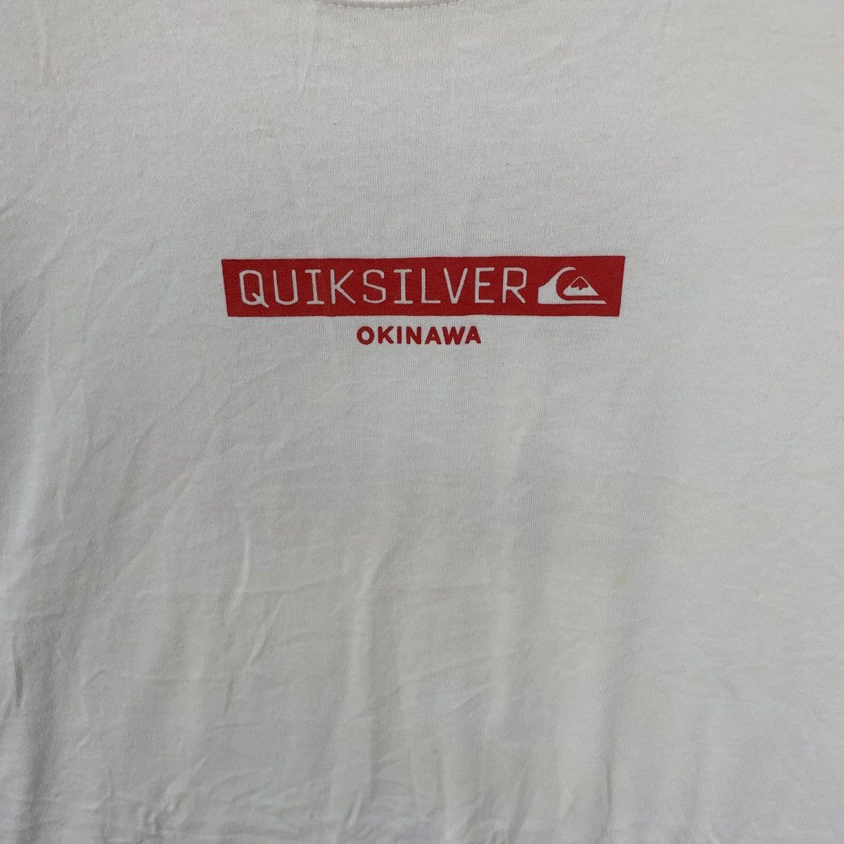 Quiksilver Vintage QUIKSILVER OKINAWA STORE Box Logo Surf Tee Shirt Size US L / EU 52-54 / 3 - 4 Thumbnail