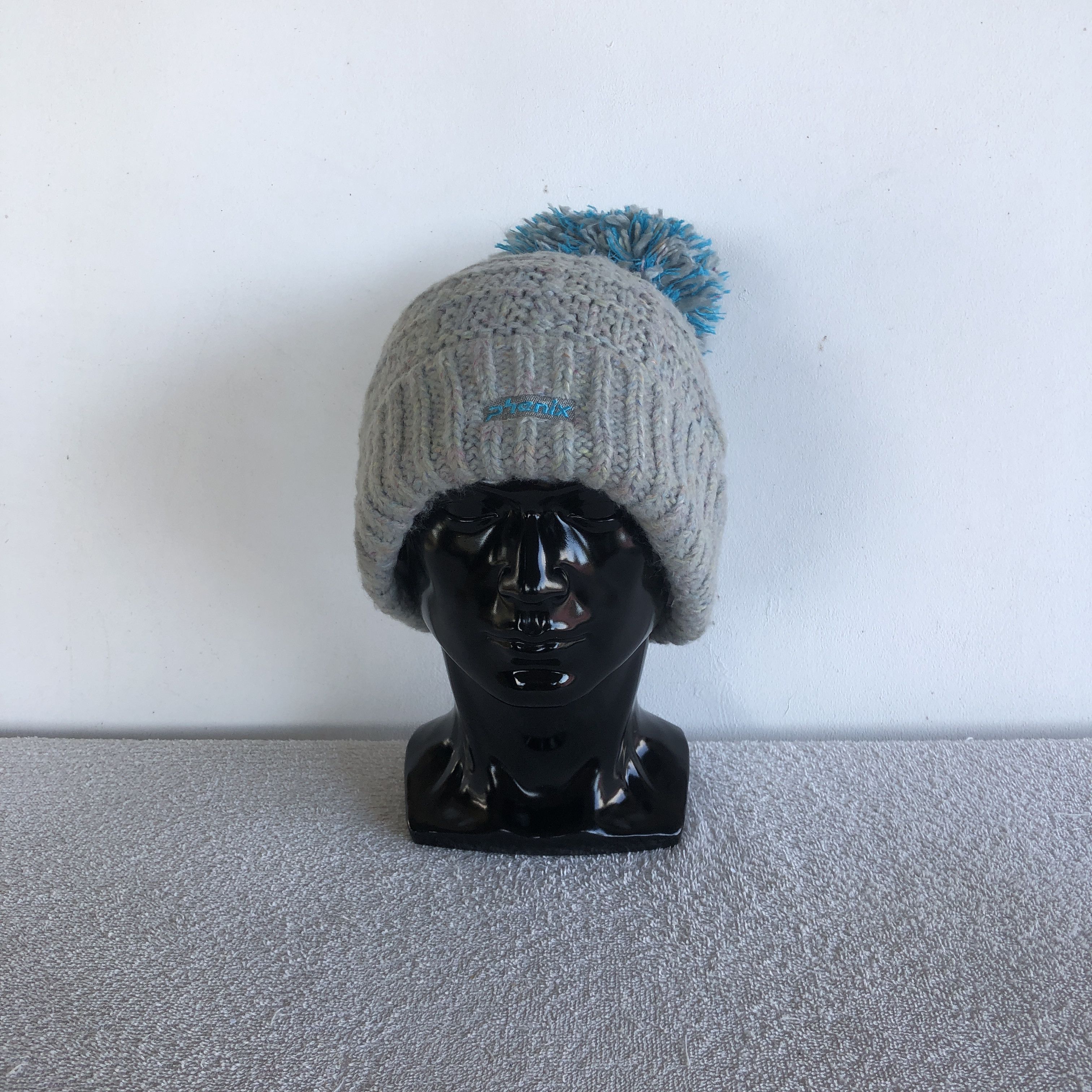 Japanese Brand Vintage Phenix Ski Knitted Beanie Snow Caps Pom Pom Hats Size ONE SIZE - 2 Thumbnail