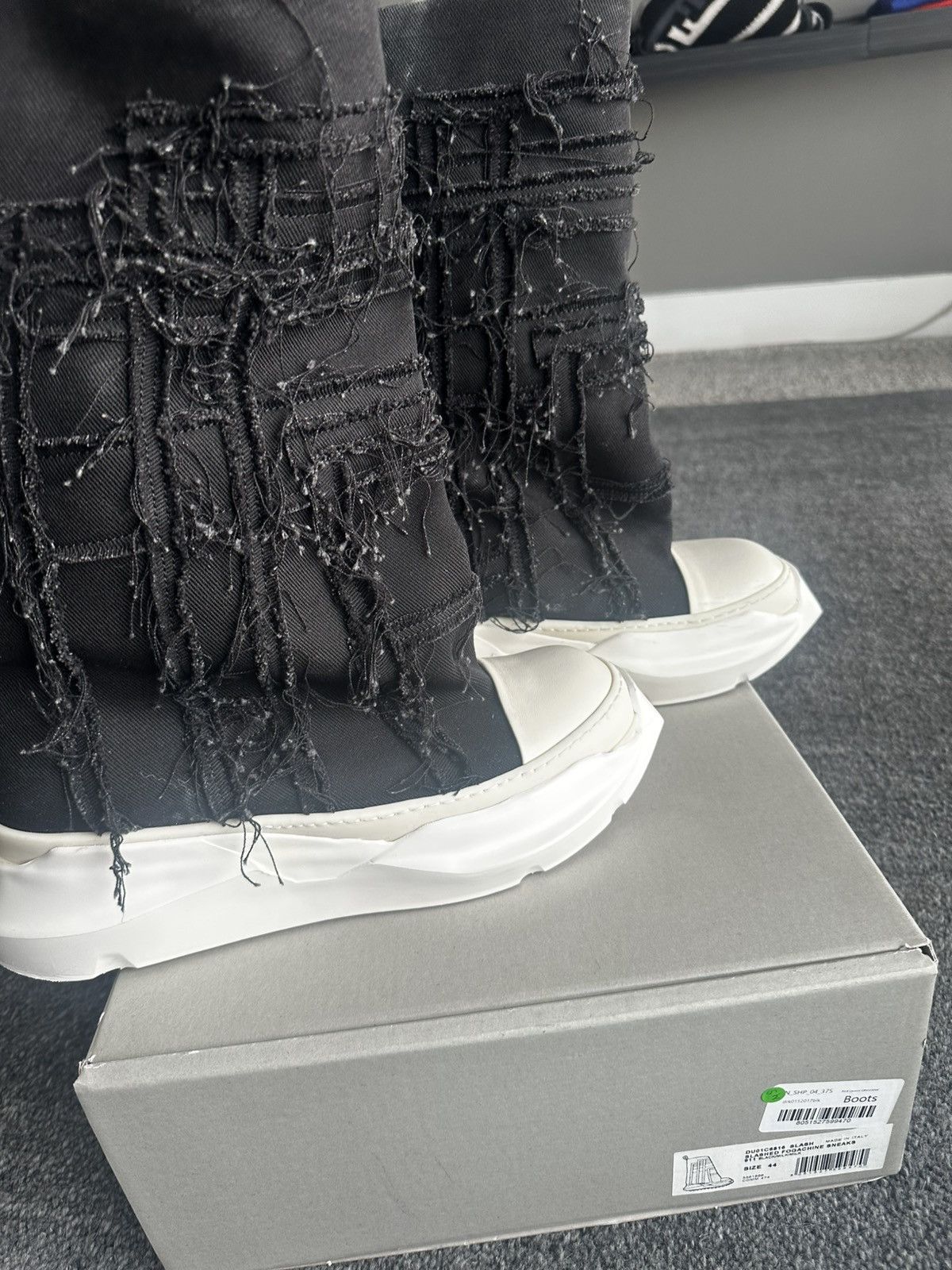 Rick Owens Rick Owens Slashed Fogachine Size US 11 / EU 44 - 5 Thumbnail