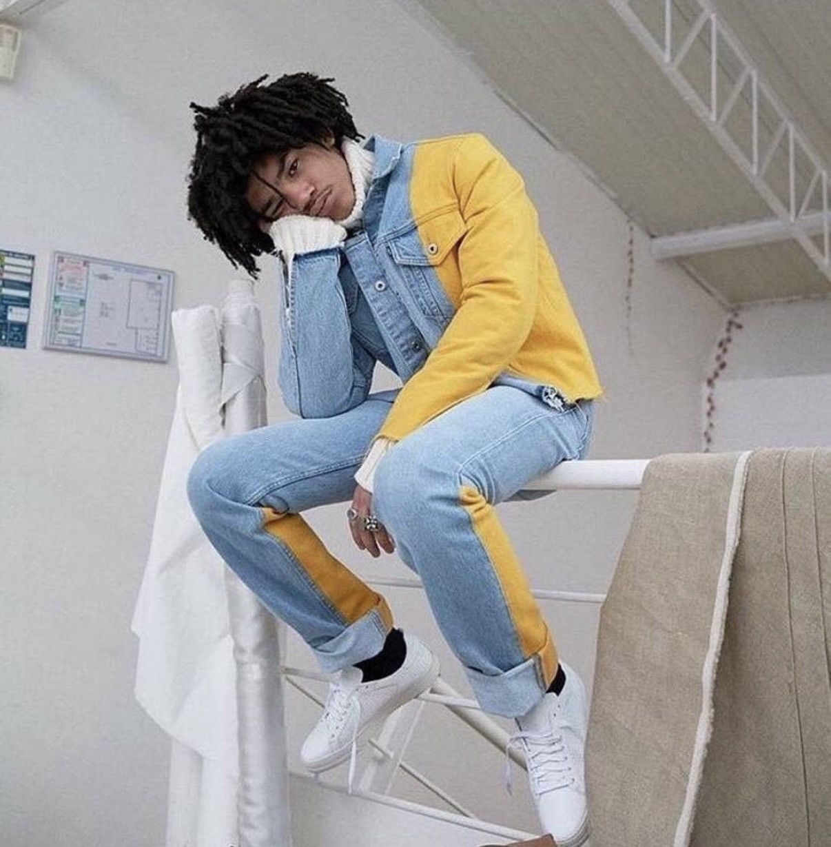 Levi's × Off-White Levi’s x Off-White Yellow Denim Jacket Size US S / EU 44-46 / 1 - 7 Thumbnail
