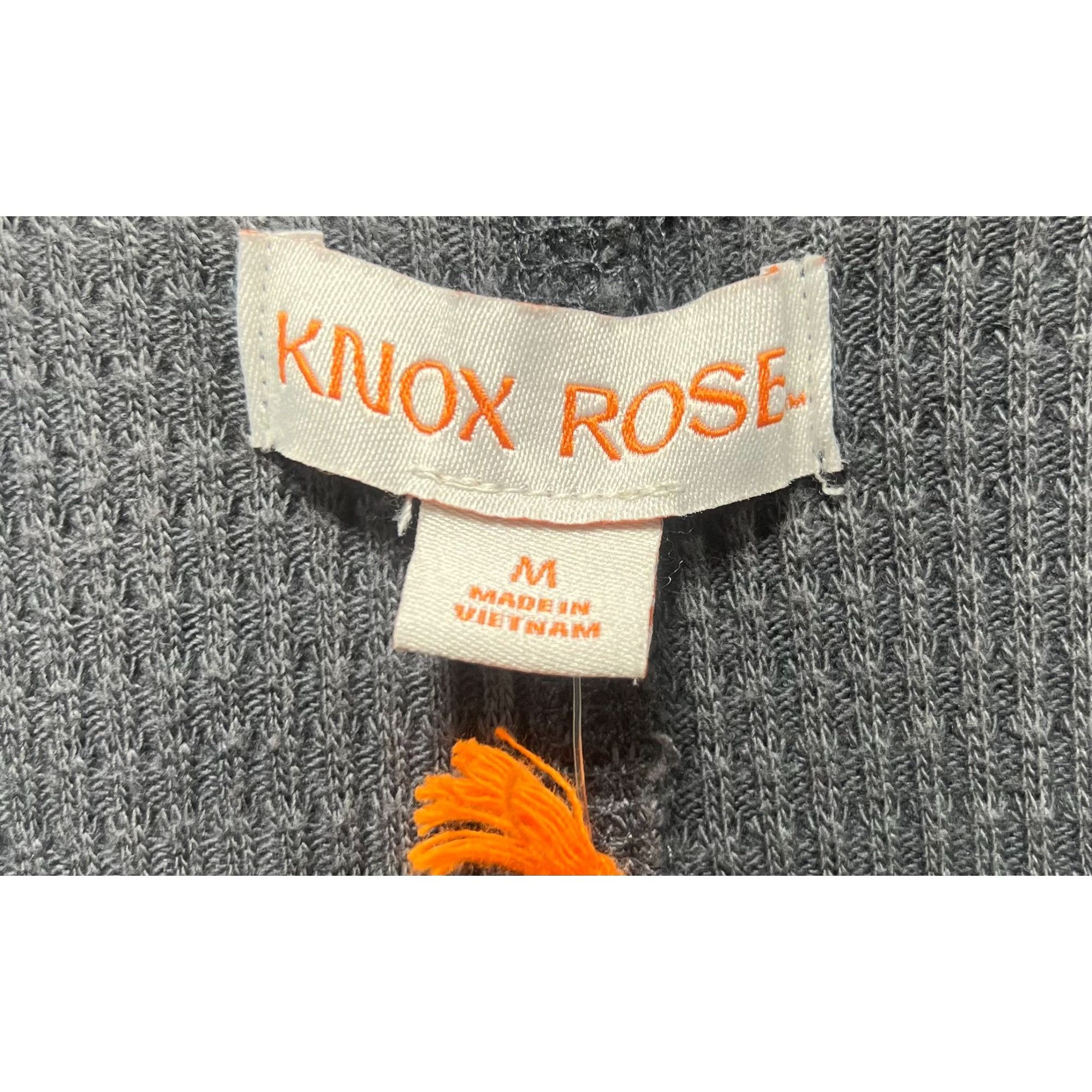 Other Knox Rose - Women's Long Sleeve Notch Neck Thermal Top - Dar Size M / US 6-8 / IT 42-44 - 12 Thumbnail