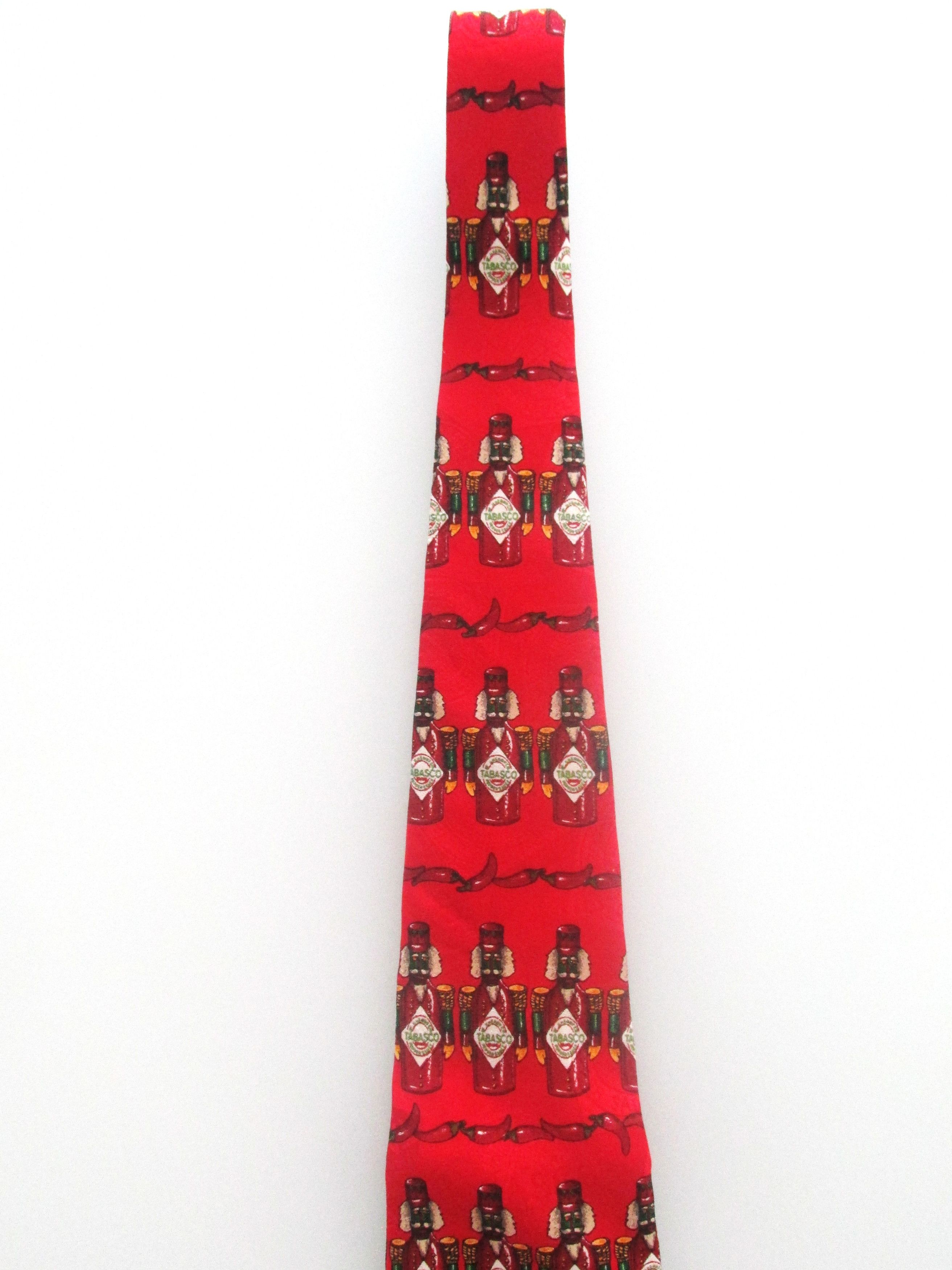 Tabasco Tabasco (NWOT) Men's Silk Tie Size ONE SIZE - 3 Thumbnail